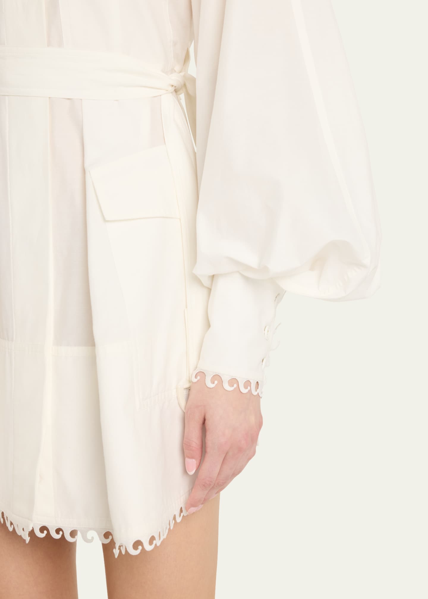 Zimmermann Illuminate Utility Mini Dress Image 5 of 5