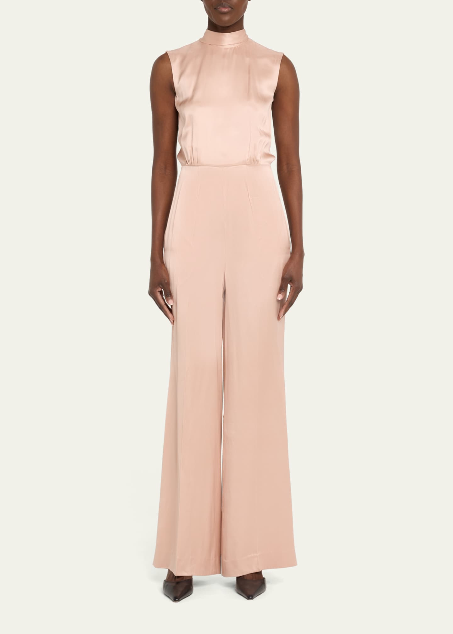 SaSuPhi Nicole Wide Leg Silk Jumpsuit Image 2 of 5