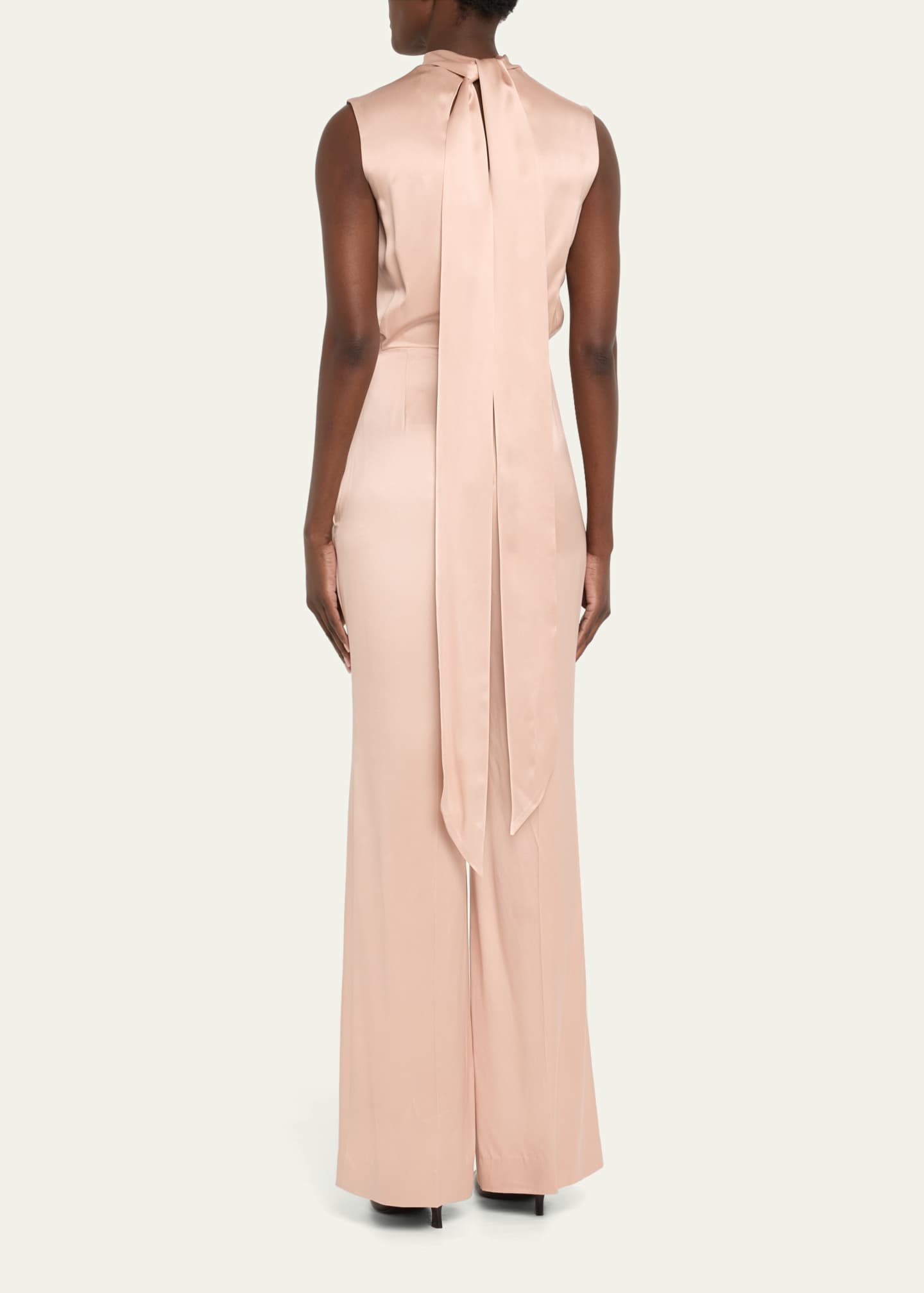 SaSuPhi Nicole Wide Leg Silk Jumpsuit Image 3 of 5