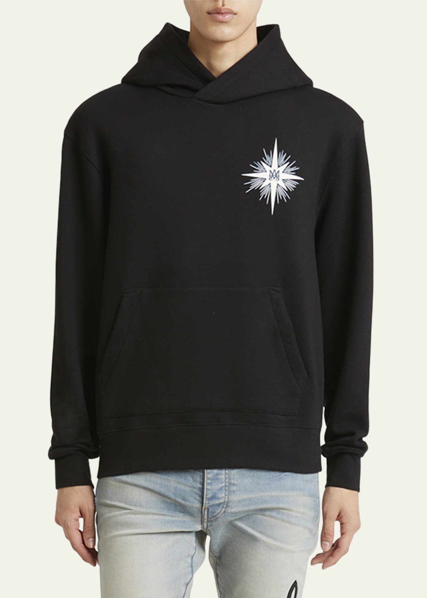 AMIRI ロゴ Starburst プリント コットン パーカー 人気 AMIRI ロゴ プリント ダメージ コットン パーカー 人気 (AMIRI
