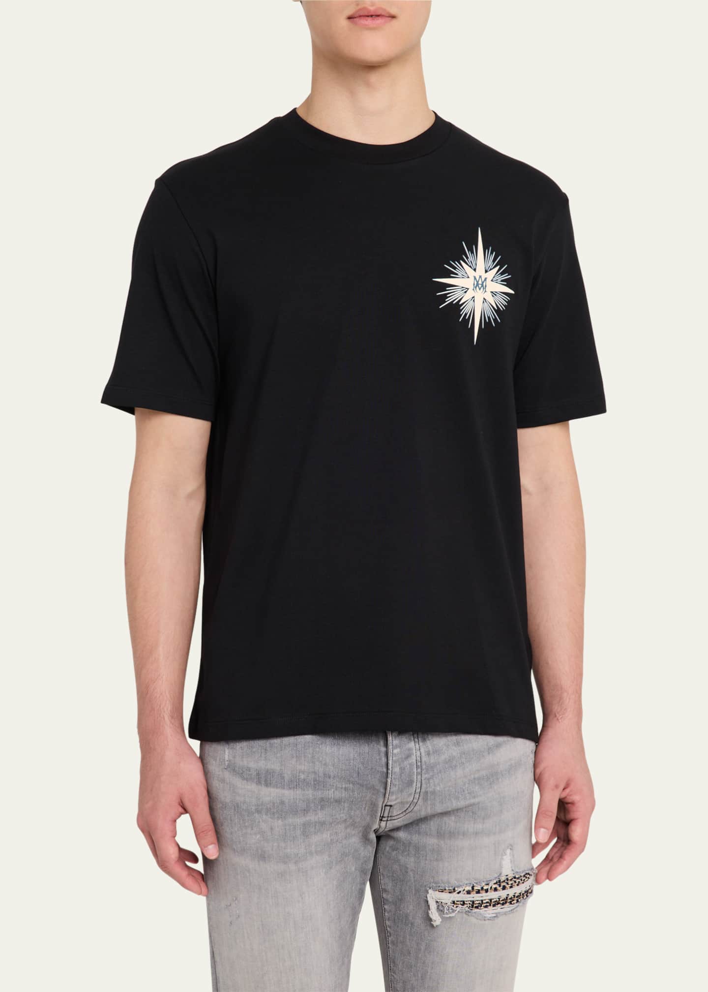 Amiri Men's Starburst Logo T-Shirt Image 4 of 5