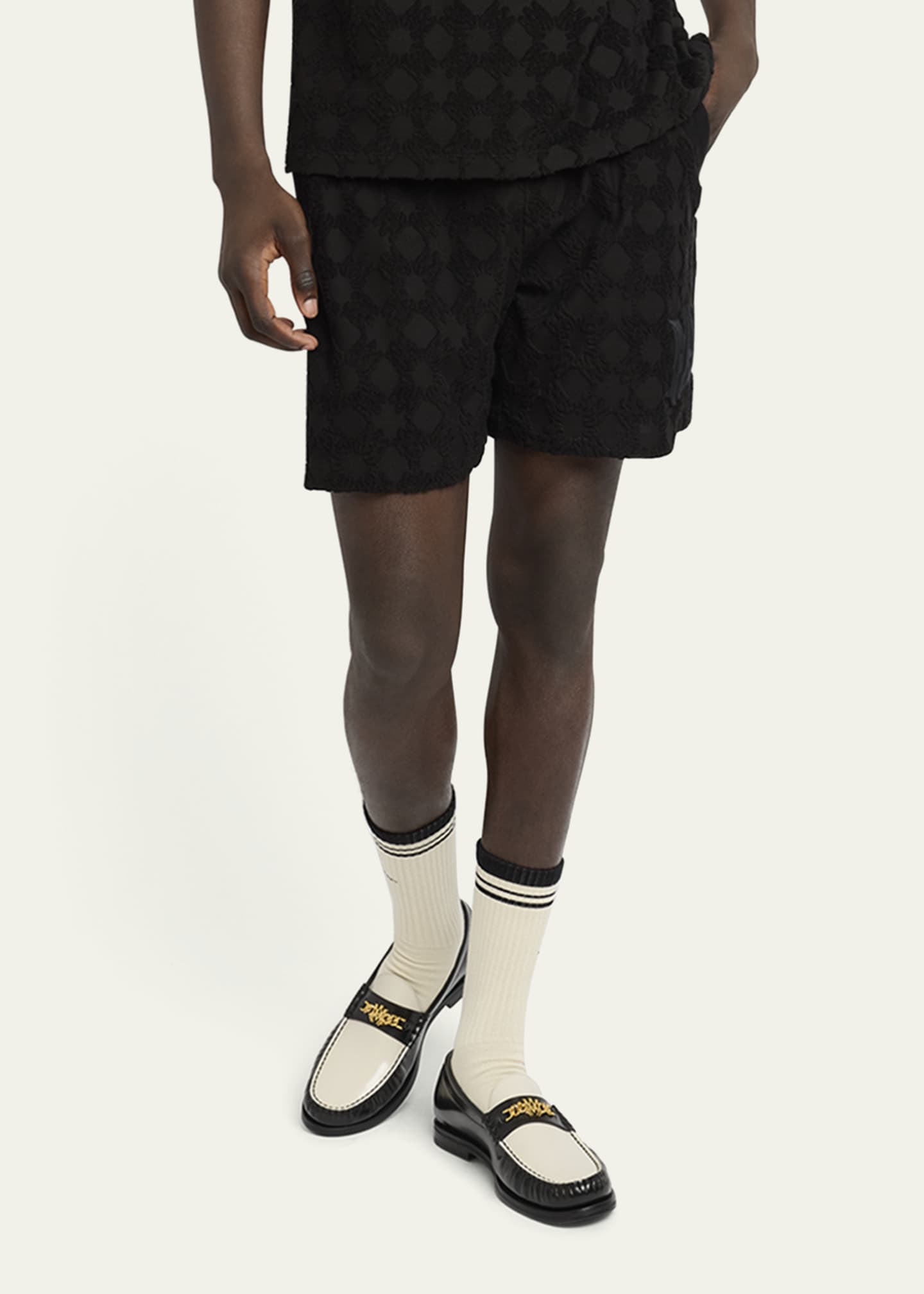 Amiri Men's MA Quad Toweling Shorts Image 2 of 5