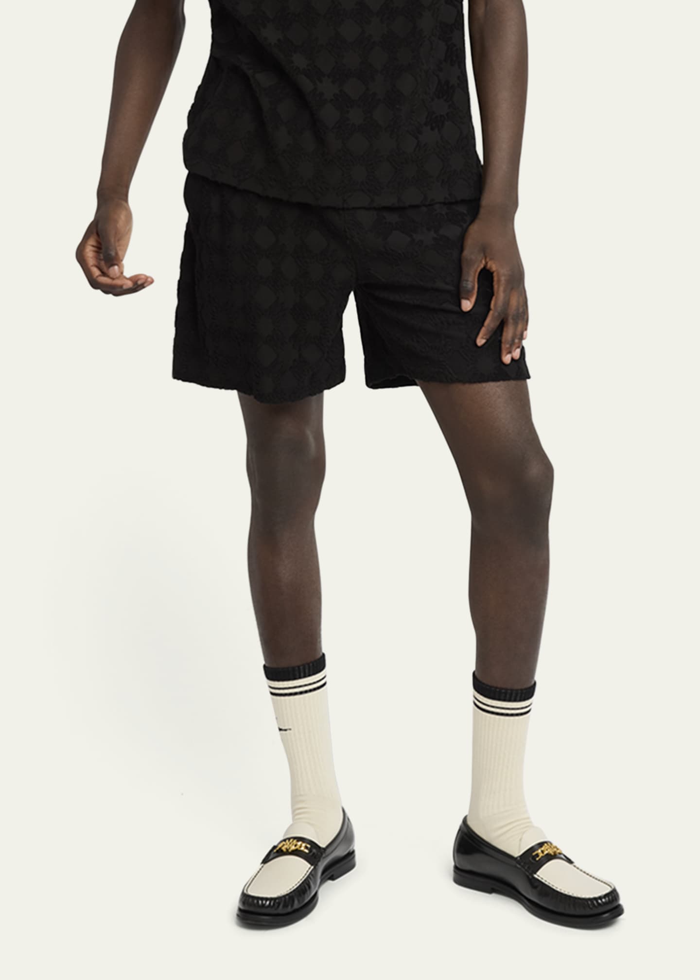 Amiri Men's MA Quad Toweling Shorts Image 4 of 5
