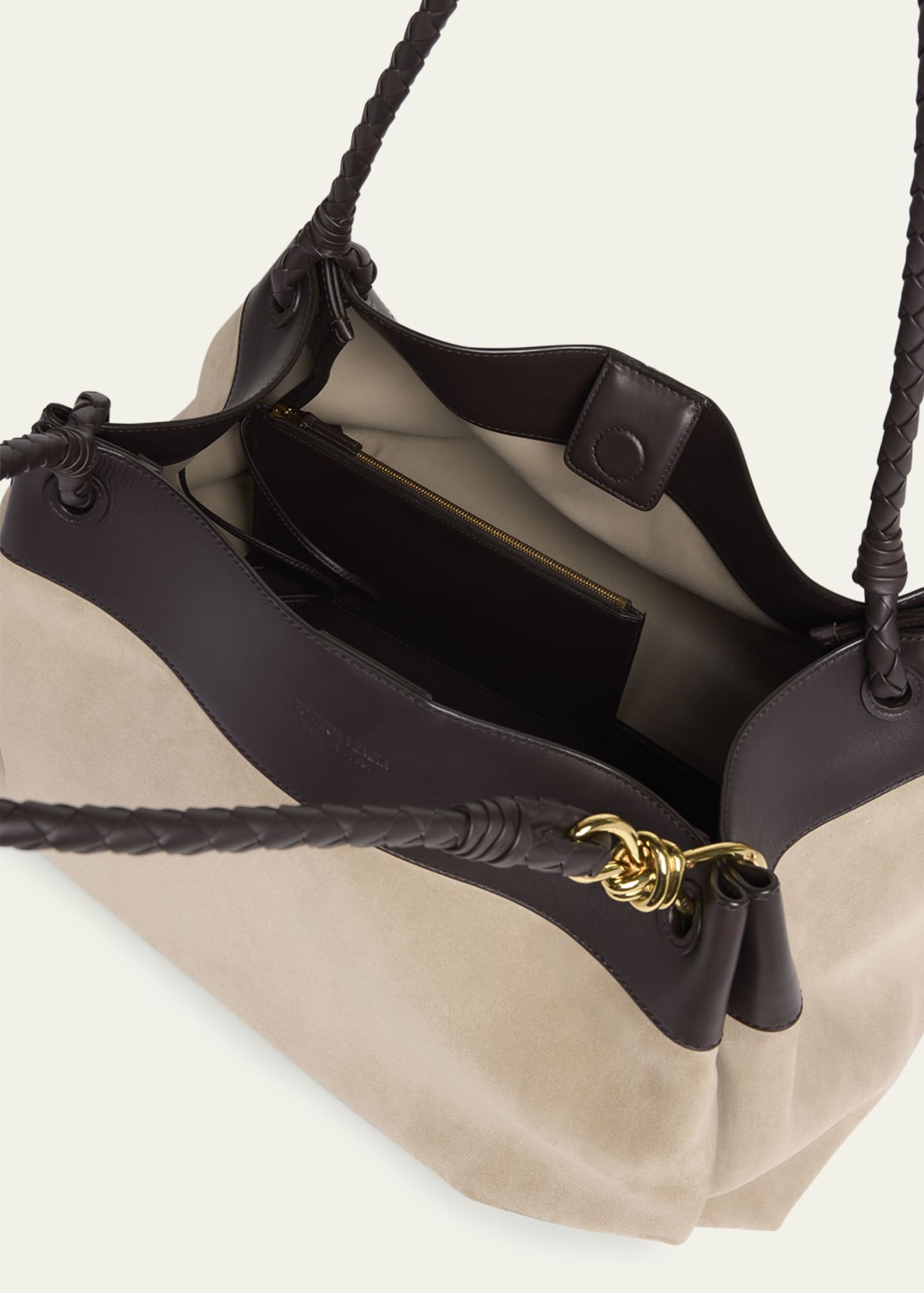 Bottega Veneta Parachute Maxi Suede Shoulder Bag - Bergdorf Goodman