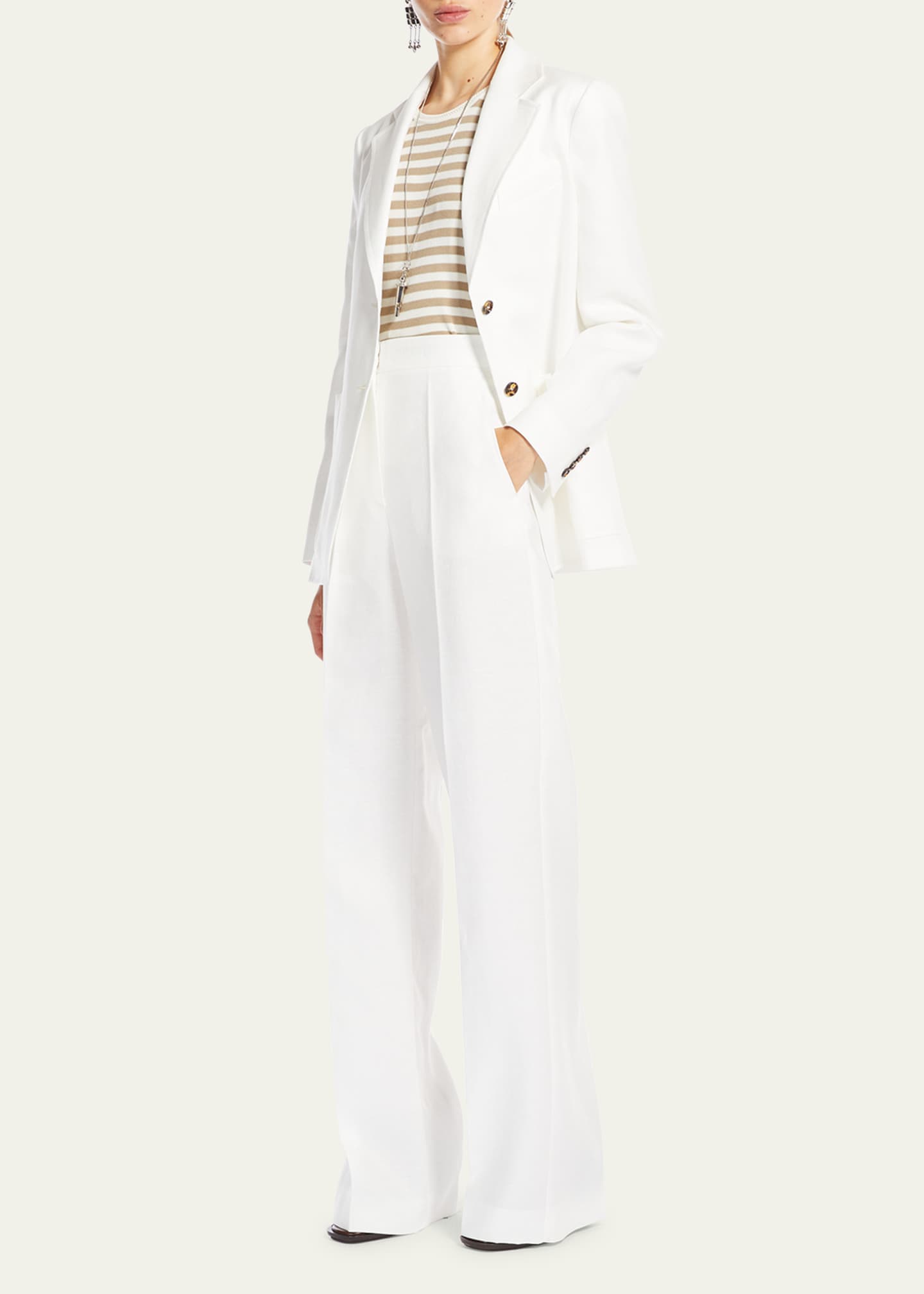 Max Mara Arnes Stripe Tank Top Image 2 of 5