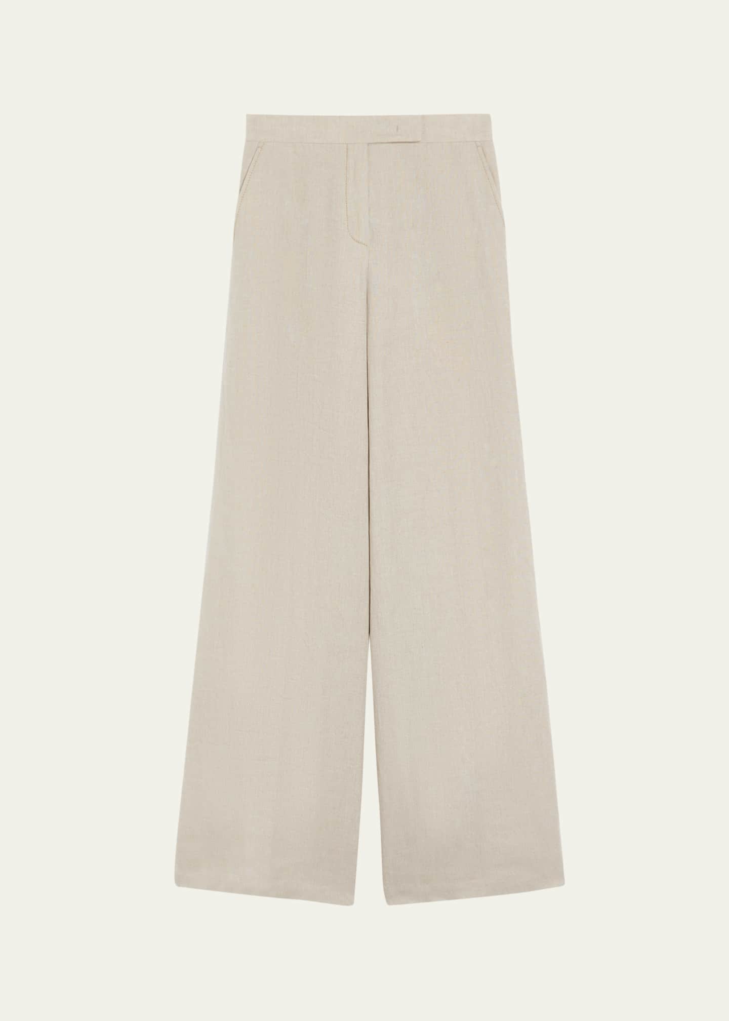 Max Mara Sequoia Long Wide Leg Trousers Image 1 of 4