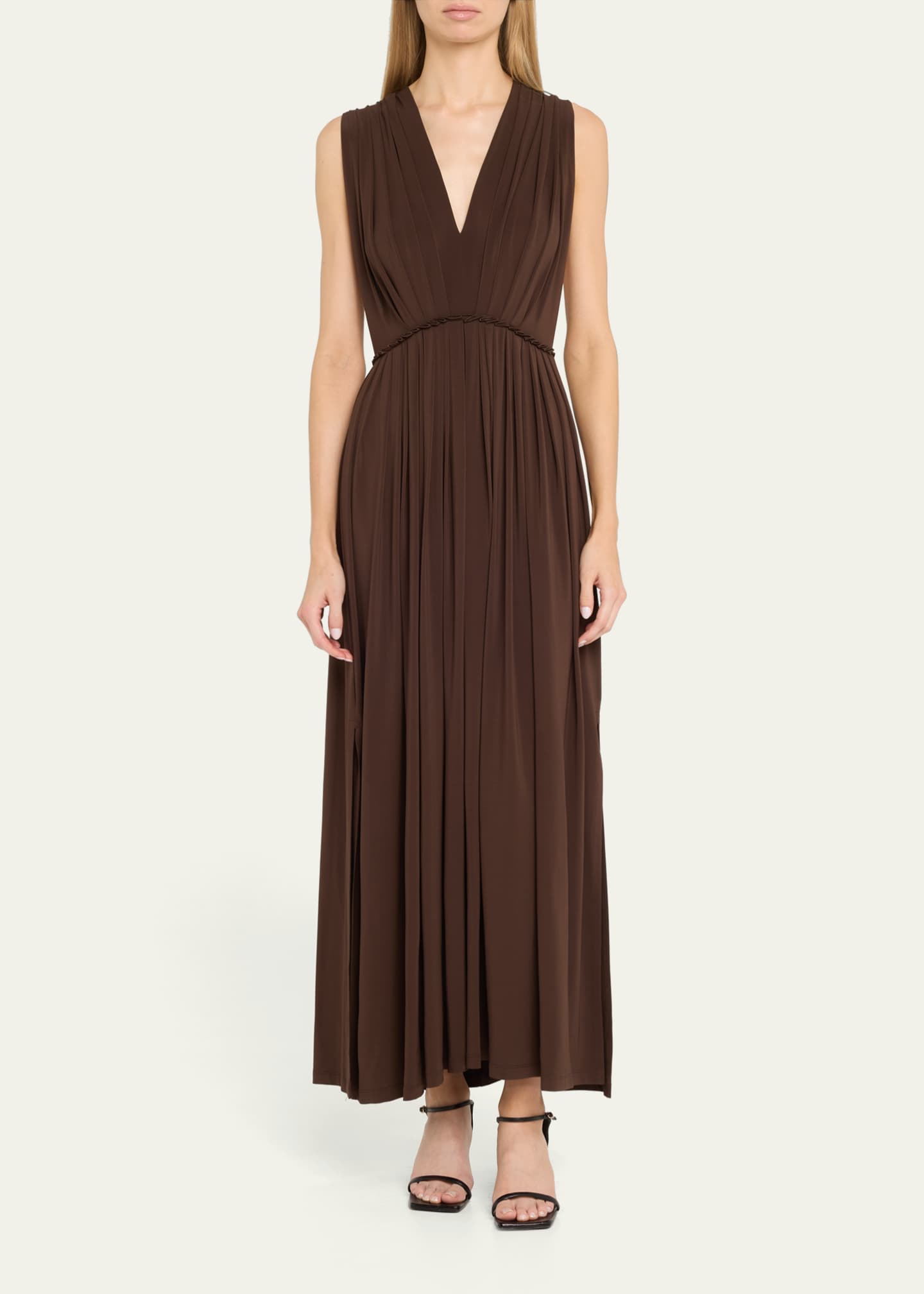 Max Mara Walter Maxi Jersey Dress Image 2 of 5