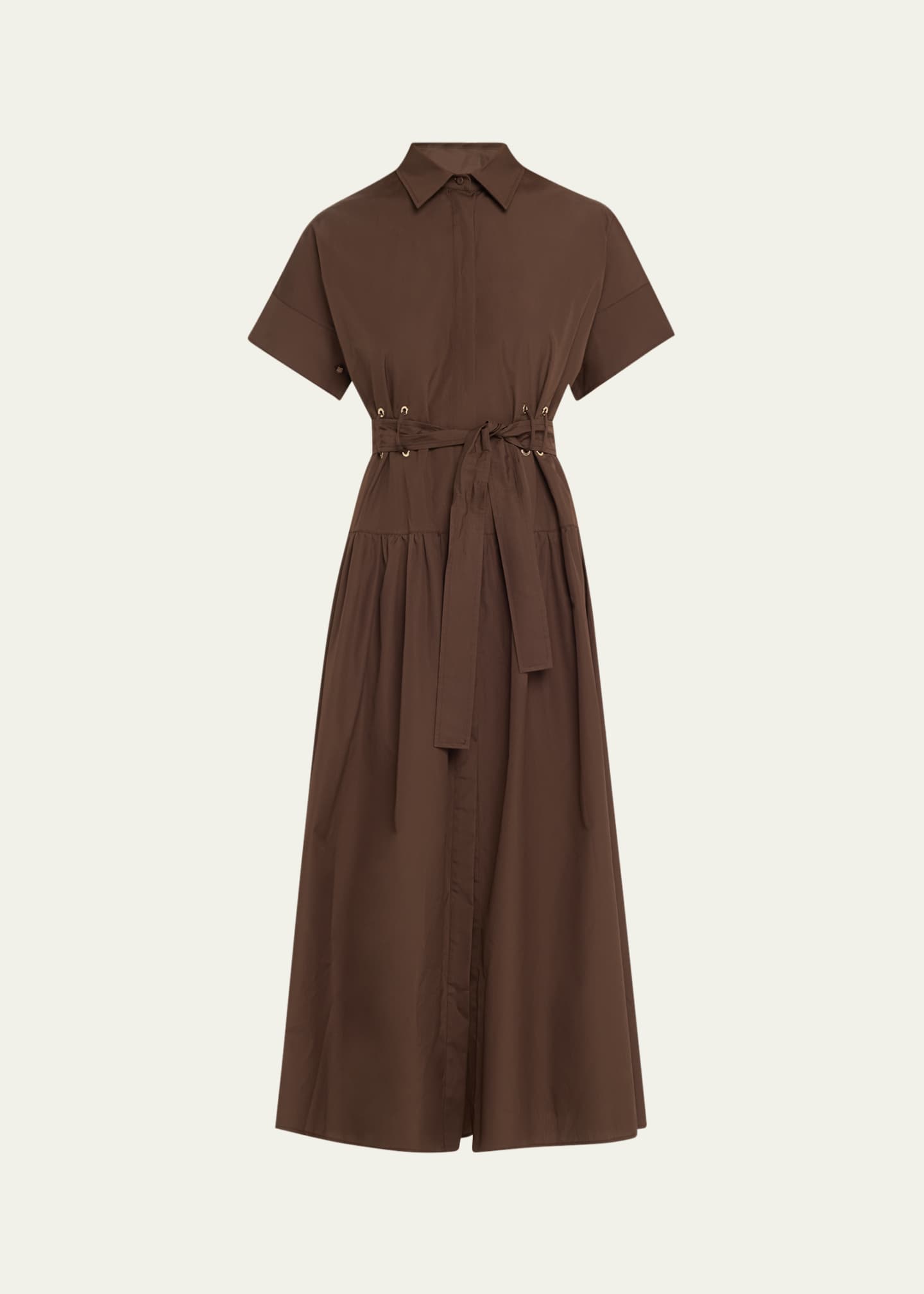 Max Mara Agoraio Self-Tie Midi Dress Image 1 of 5