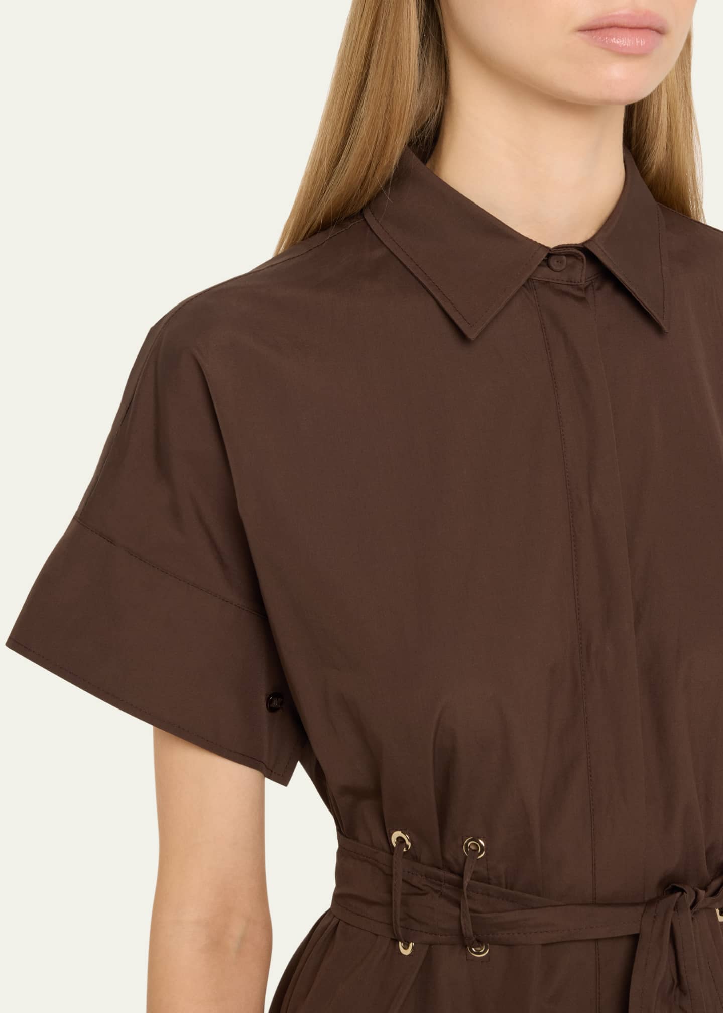Max Mara Agoraio Self-Tie Midi Dress Image 5 of 5