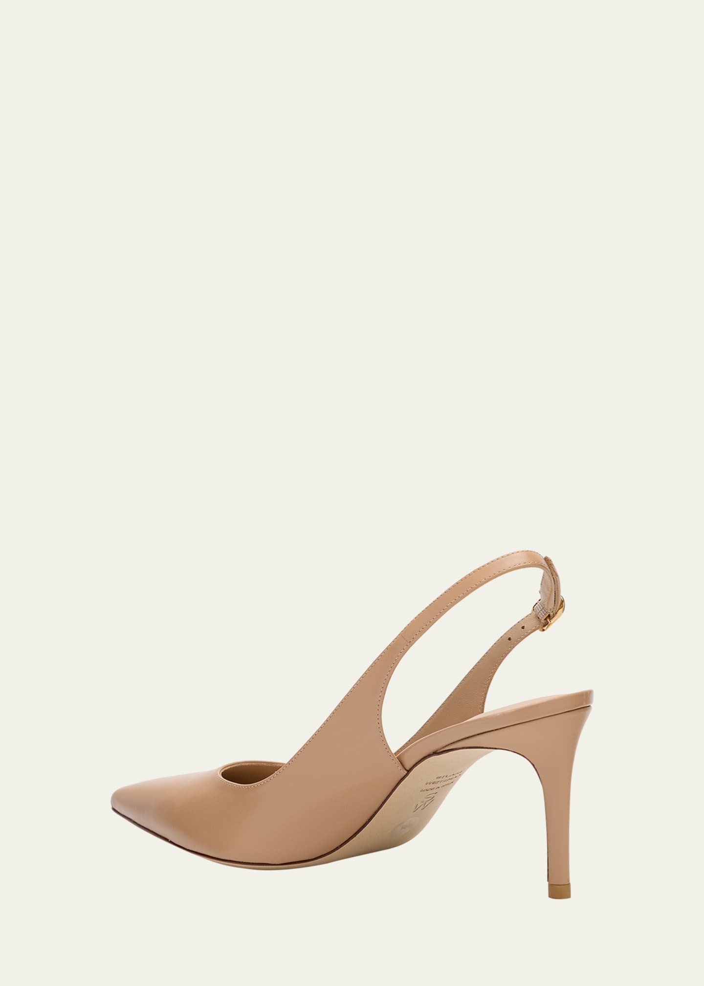 Stuart Weitzman Stuart Leather Slingback Pumps Image 4 of 6