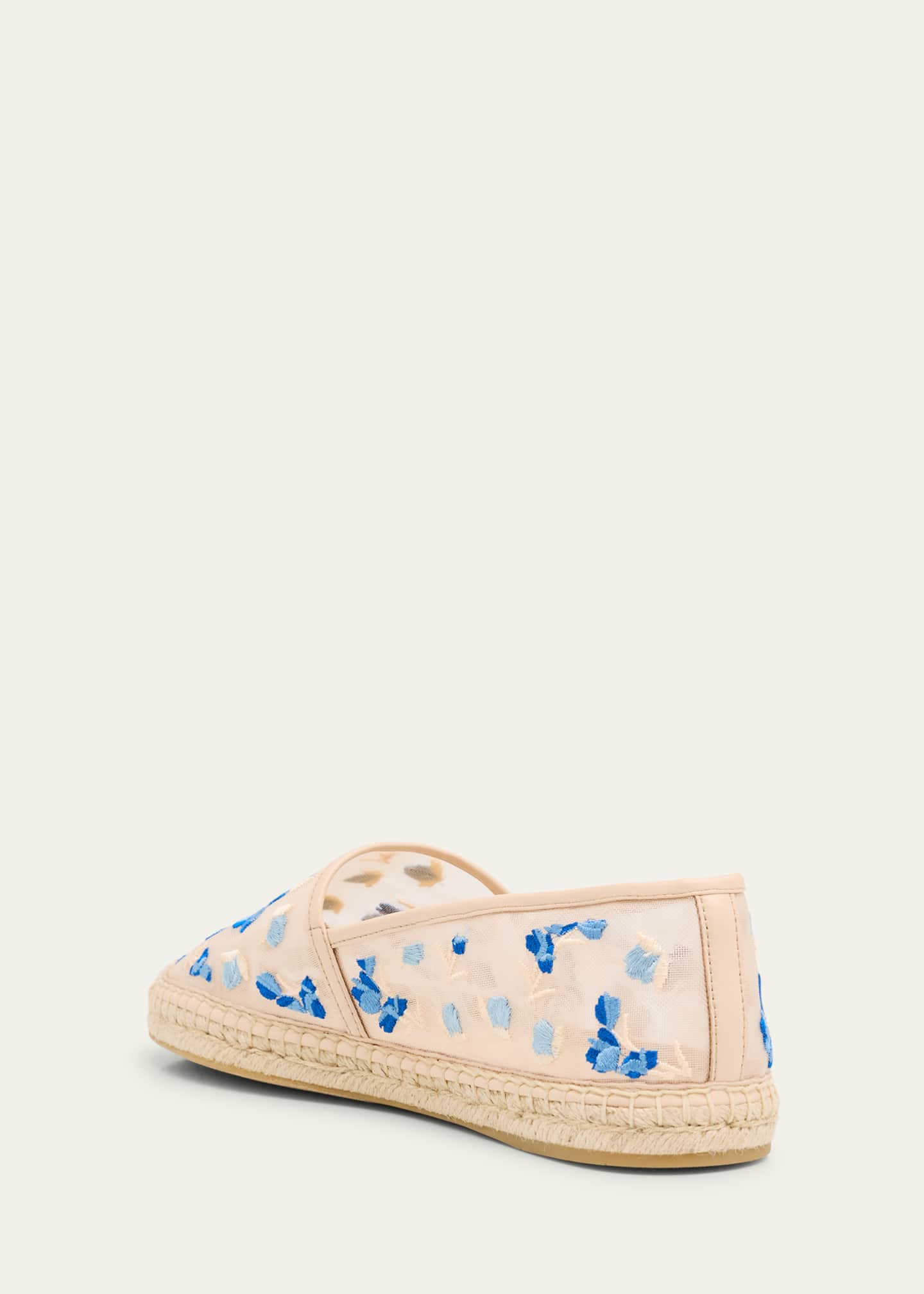 Stuart Weitzman Bareitall Cotton Espadrille Loafers Image 4 of 6