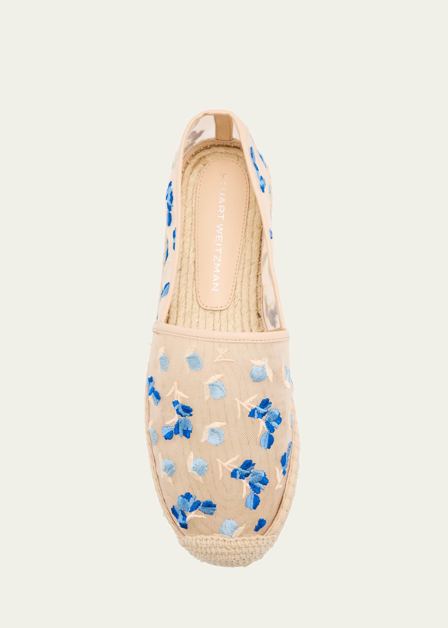Stuart Weitzman Bareitall Cotton Espadrille Loafers Image 6 of 6