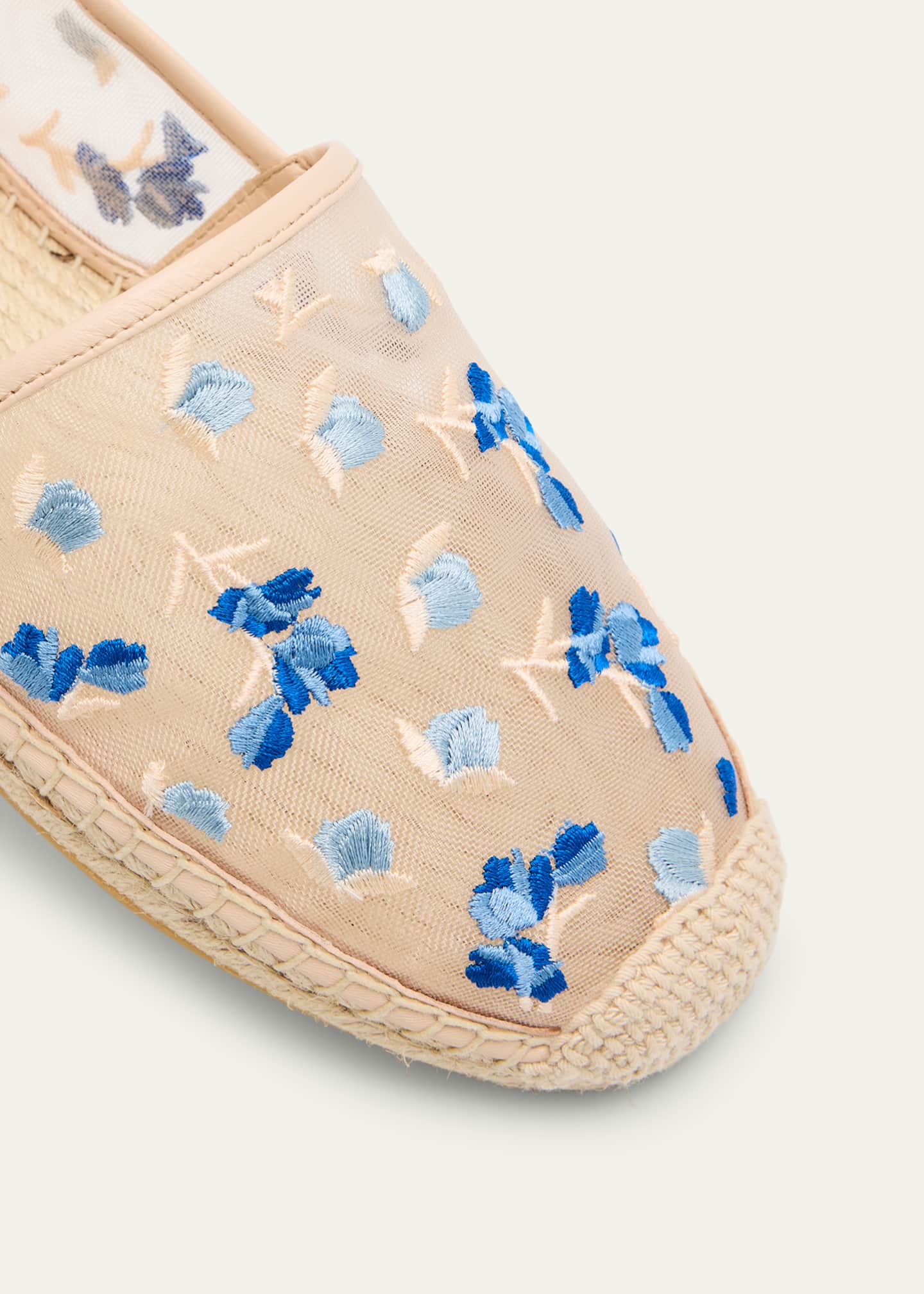 Stuart Weitzman Bareitall Cotton Espadrille Loafers Image 5 of 6
