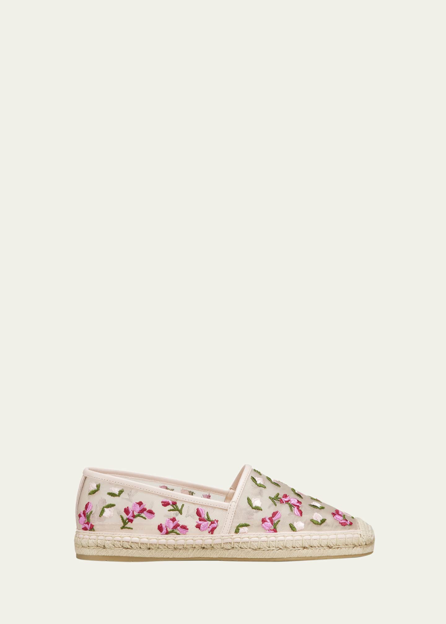 Stuart Weitzman Bareitall Cotton Espadrille Loafers Image 1 of 6