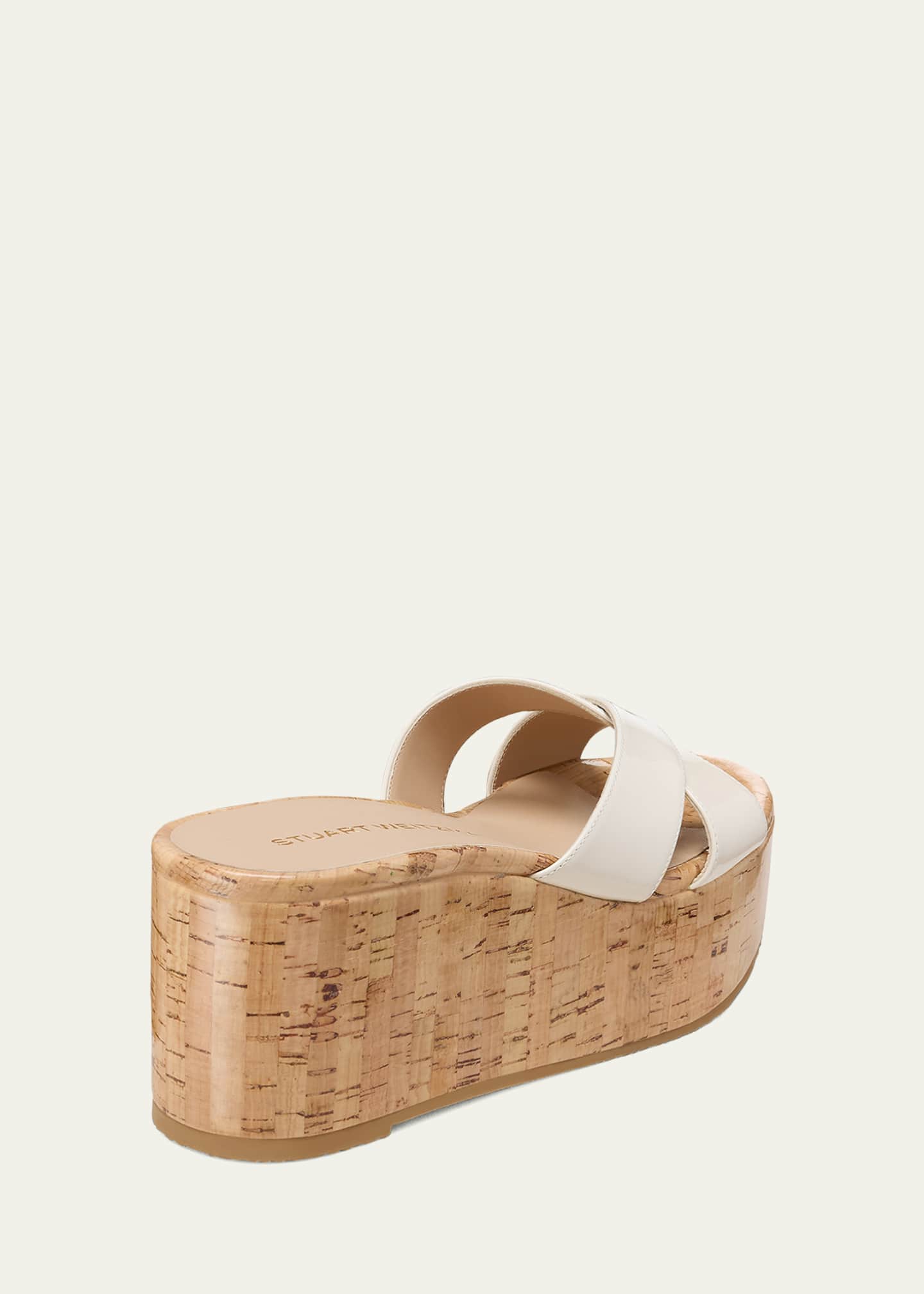 Stuart Weitzman Dayna Crisscross Wedge Platform Sandals Image 4 of 6