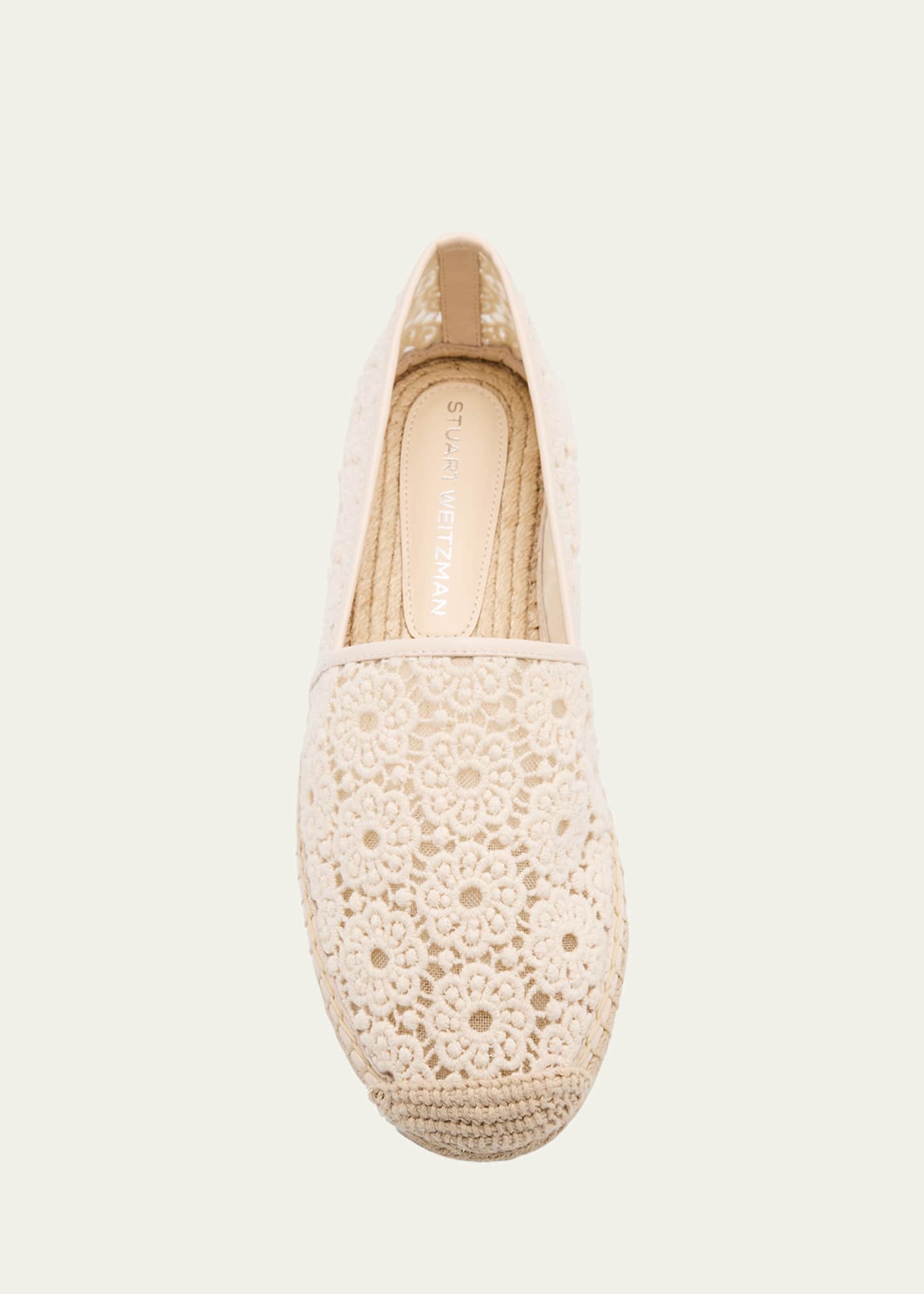 Stuart Weitzman Bareitall Cotton Espadrille Loafers Image 6 of 6