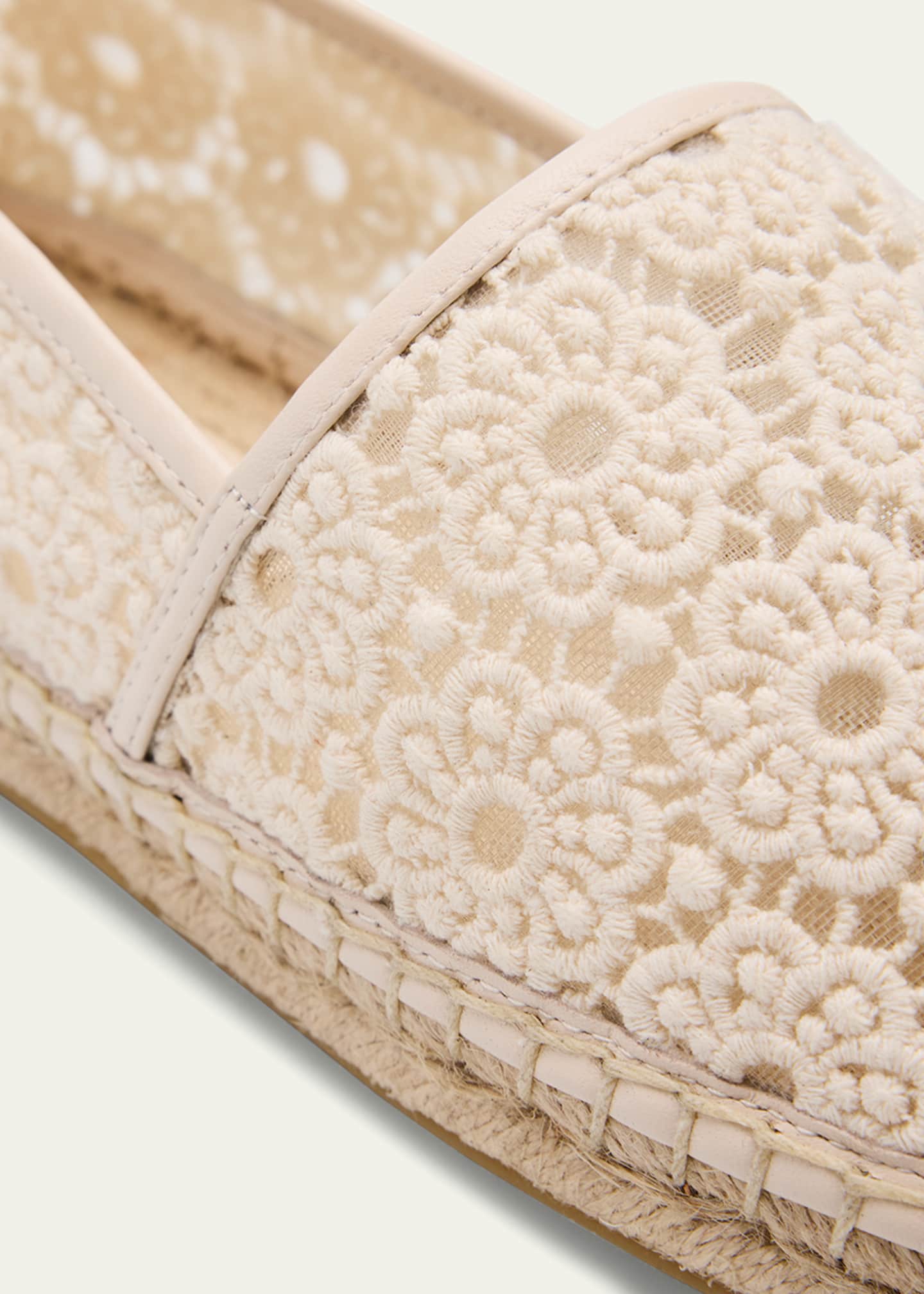 Stuart Weitzman Bareitall Cotton Espadrille Loafers Image 5 of 6