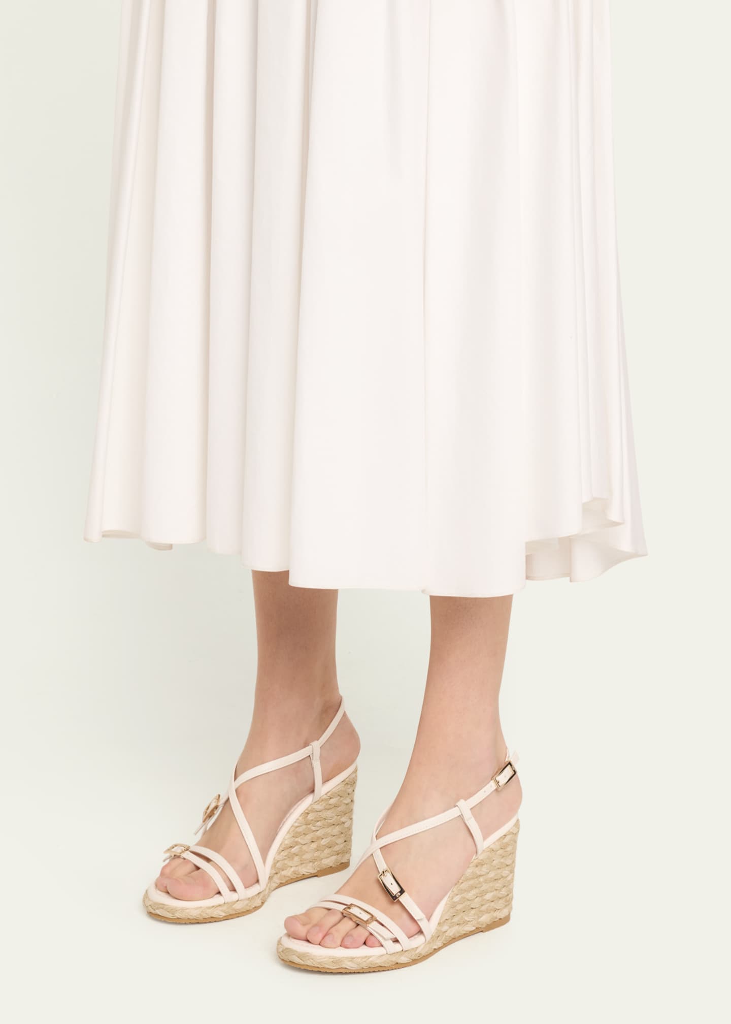 Stuart Weitzman Georgie Strappy Wedge Espadrille Sandals Image 2 of 6
