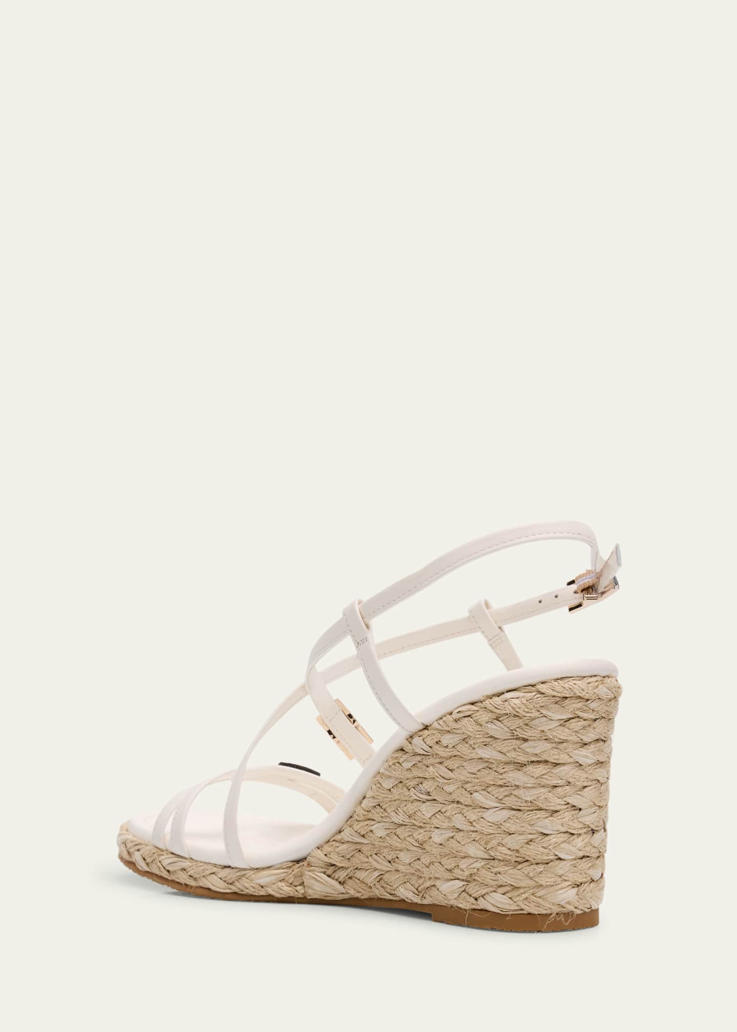 Stuart Weitzman Georgie Strappy Wedge Espadrille Sandals Image 4 of 6