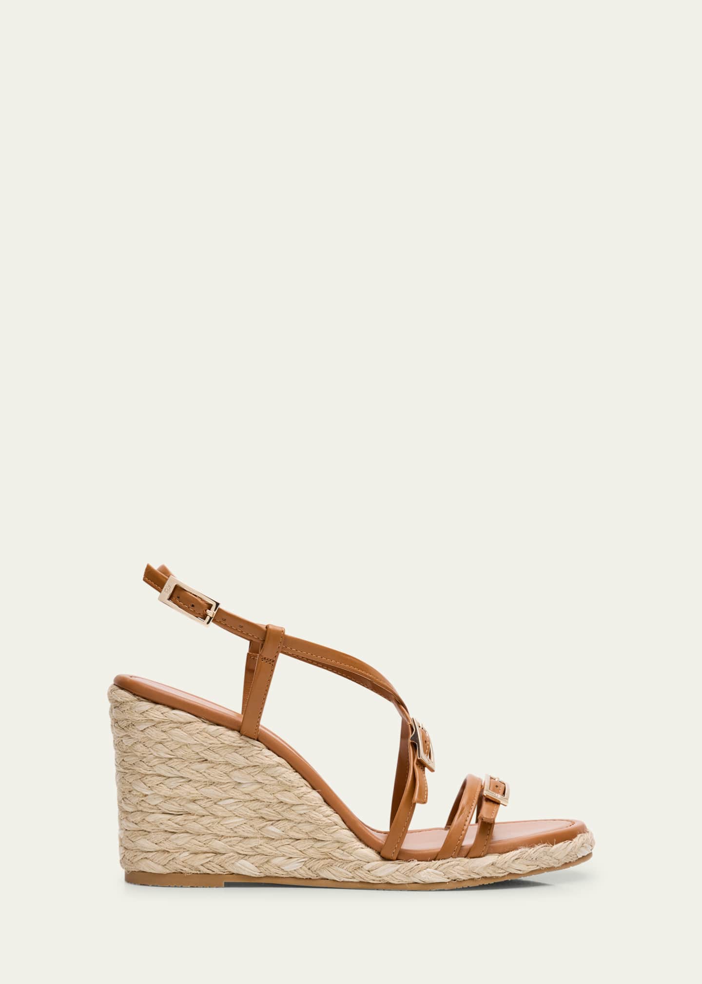 Emmanuela Leather Espadrilles For Women - Handmade Low Wedge Summer Shoes, Made In Greece