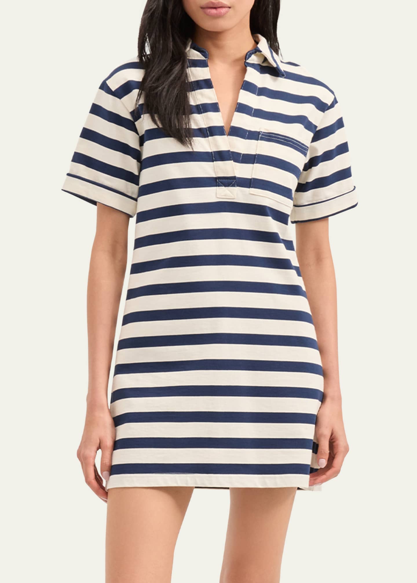 Veronica Beard Cayden Stripe Mini Dress Image 5 of 5