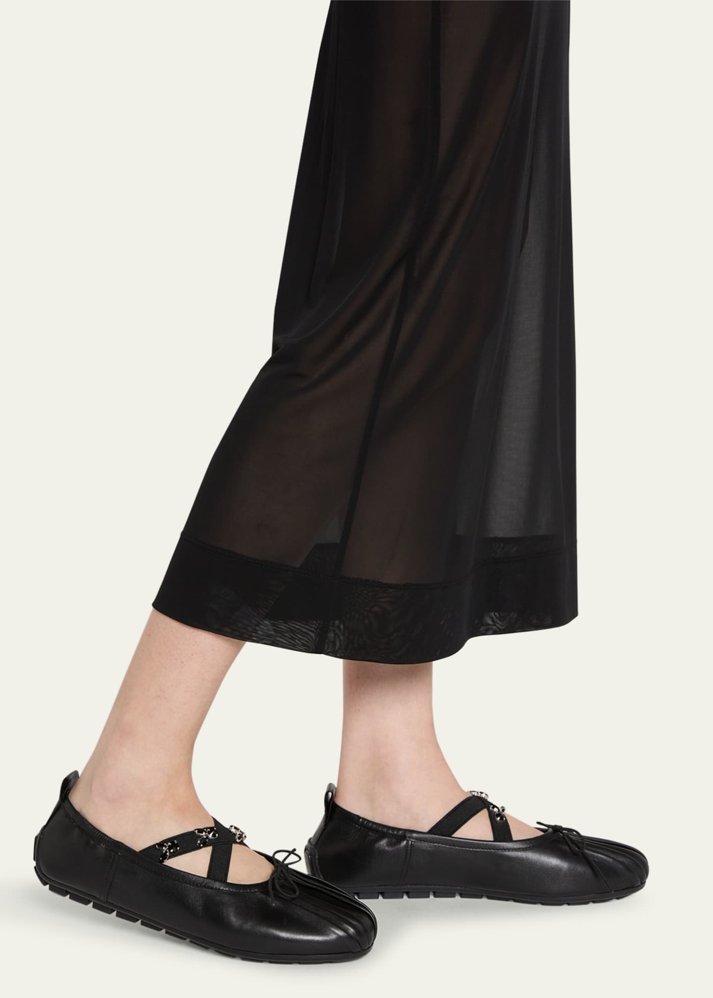Simone Rocha Embellished Grip Ballerina Flats Image 2 of 6