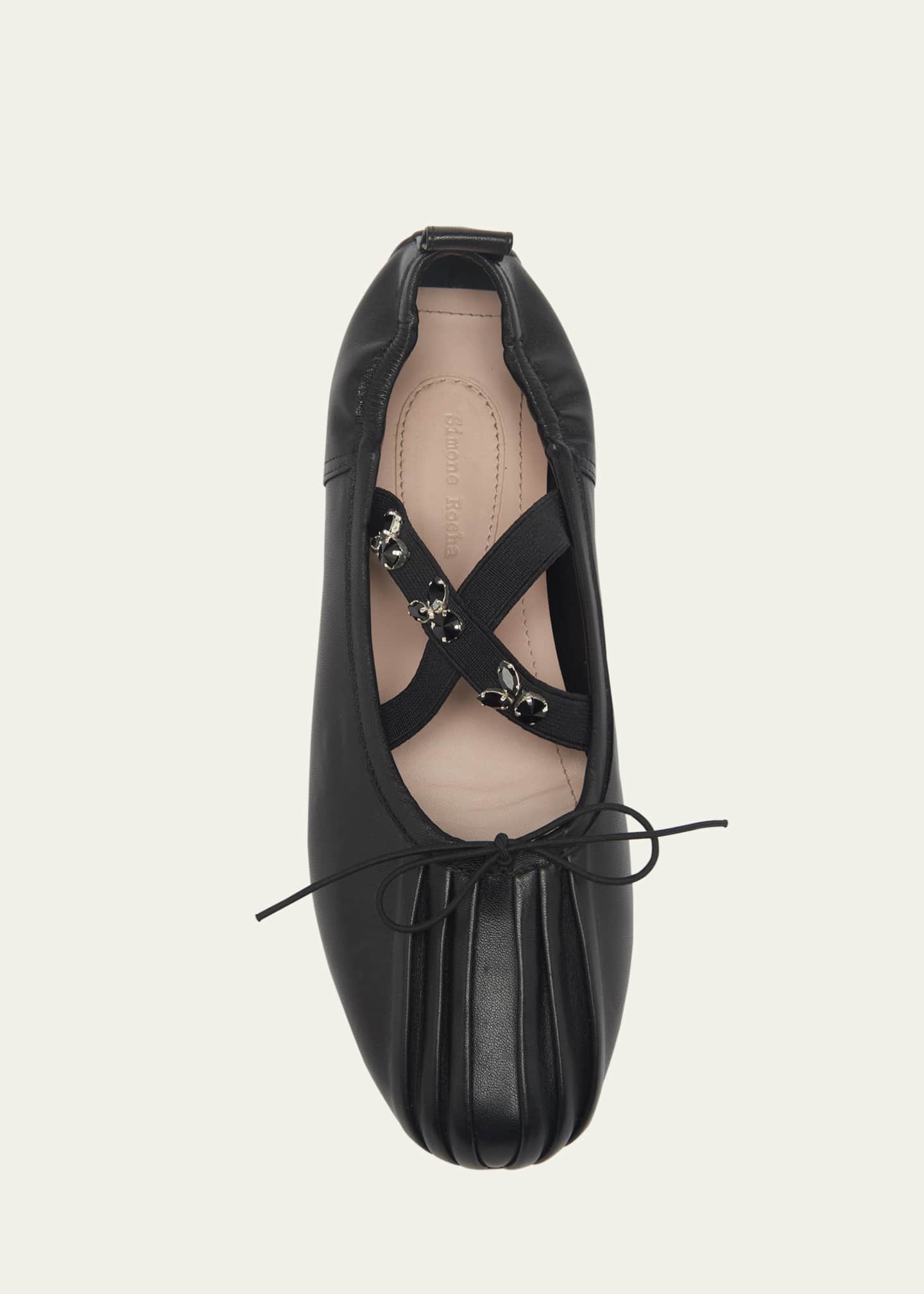 Simone Rocha Embellished Grip Ballerina Flats Image 6 of 6