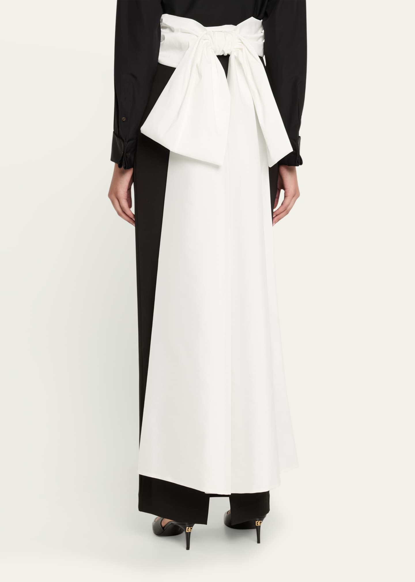 BERNADETTE Bow Column Maxi Skirt Image 3 of 5