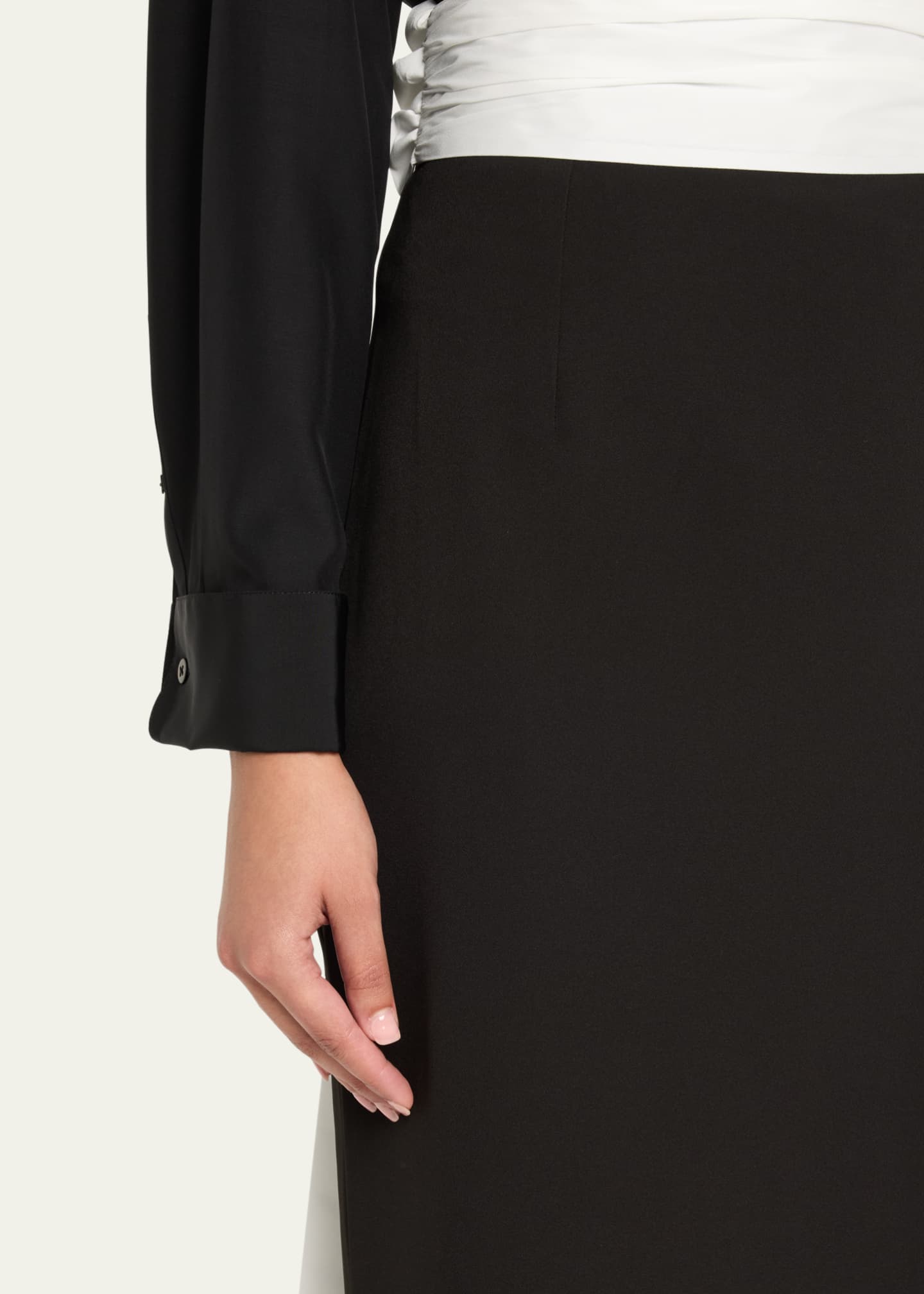 BERNADETTE Bow Column Maxi Skirt Image 5 of 5