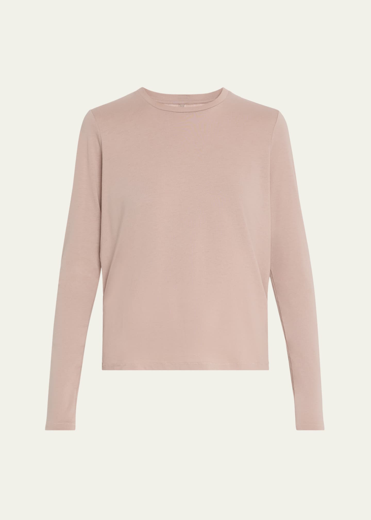 SKIMS Relaxed Tees Long-Sleeve Crewneck T-Shirt Image 1 of 5