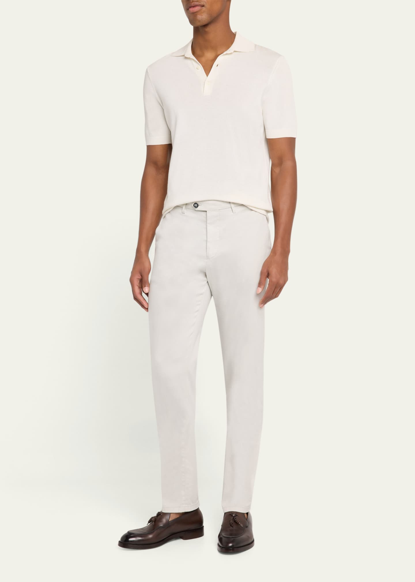 Marco Pescarolo Men's Satin Semi-Dress Pants Image 2 of 5