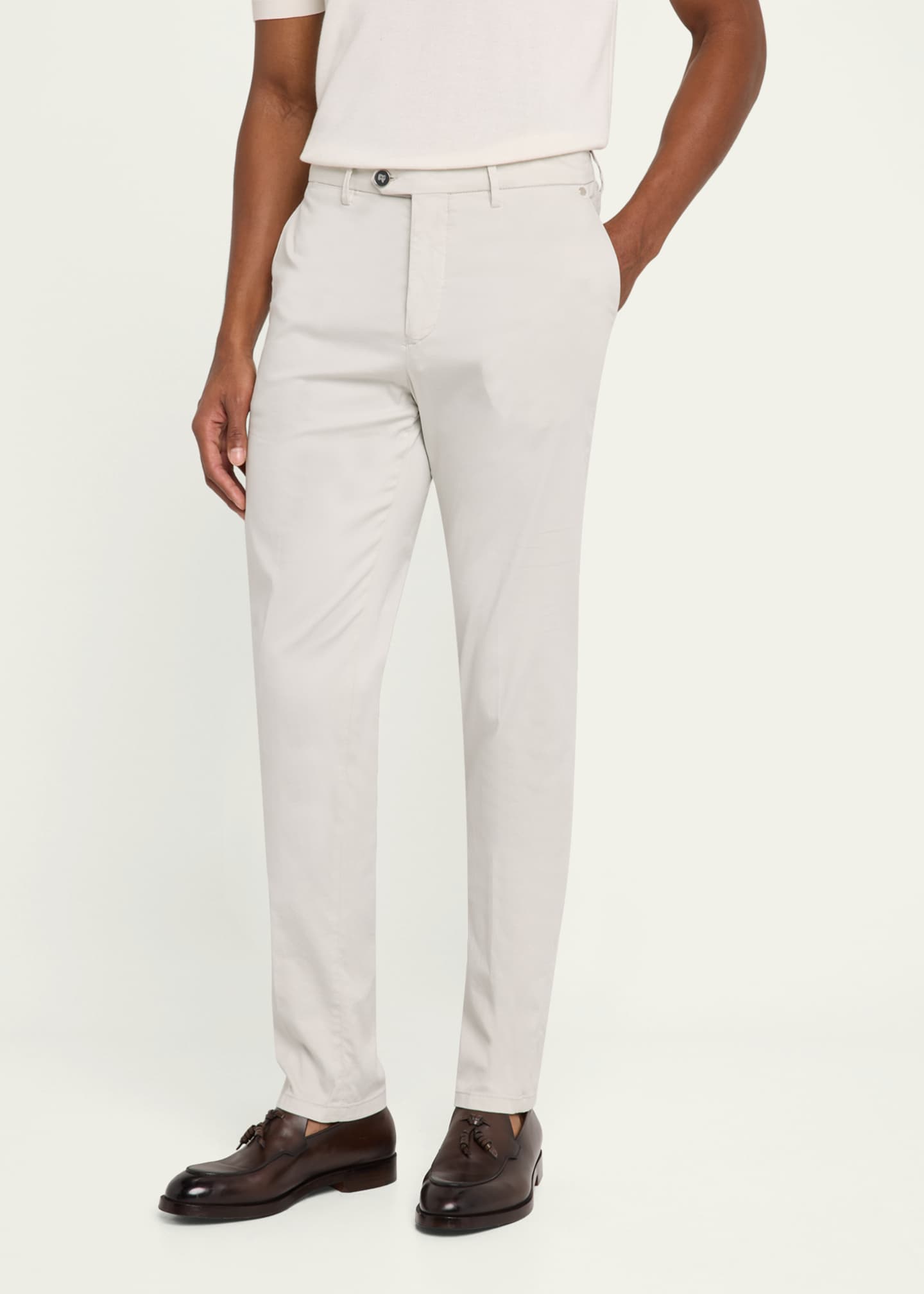 Marco Pescarolo Men's Satin Semi-Dress Pants Image 4 of 5