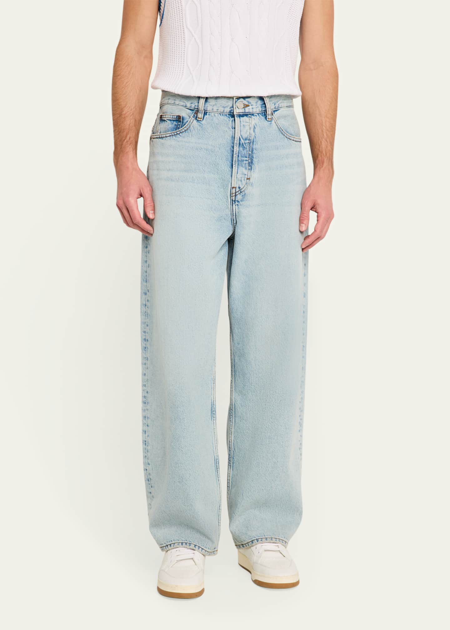 FRAME Men's Baggy Rigid Denim Jeans Image 4 of 5