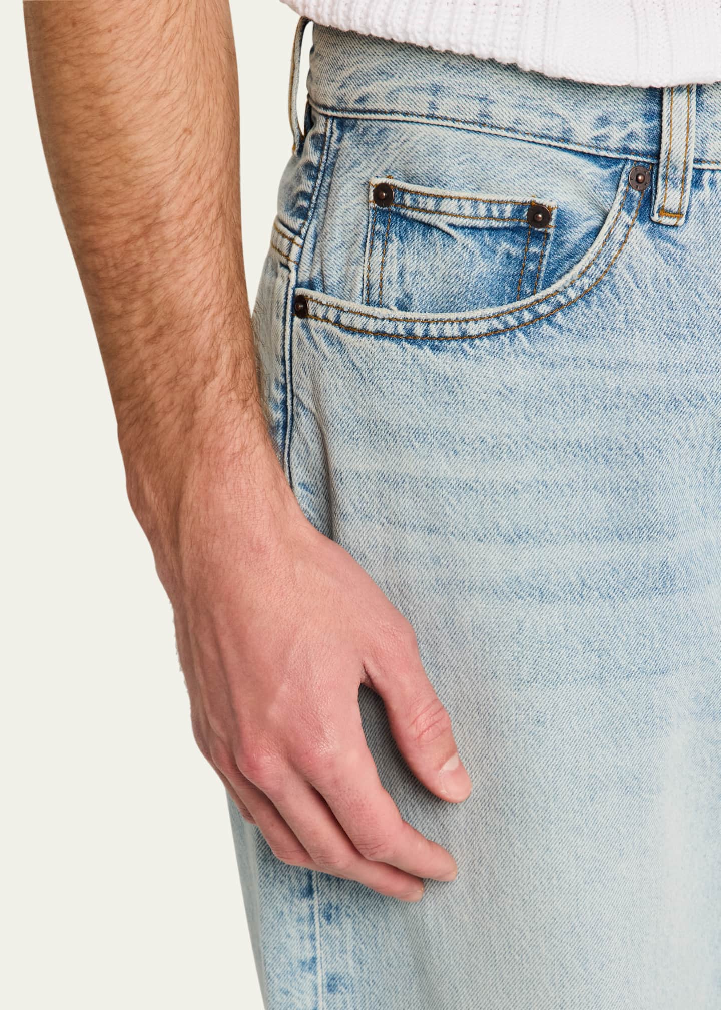 FRAME Men's Baggy Rigid Denim Jeans Image 5 of 5