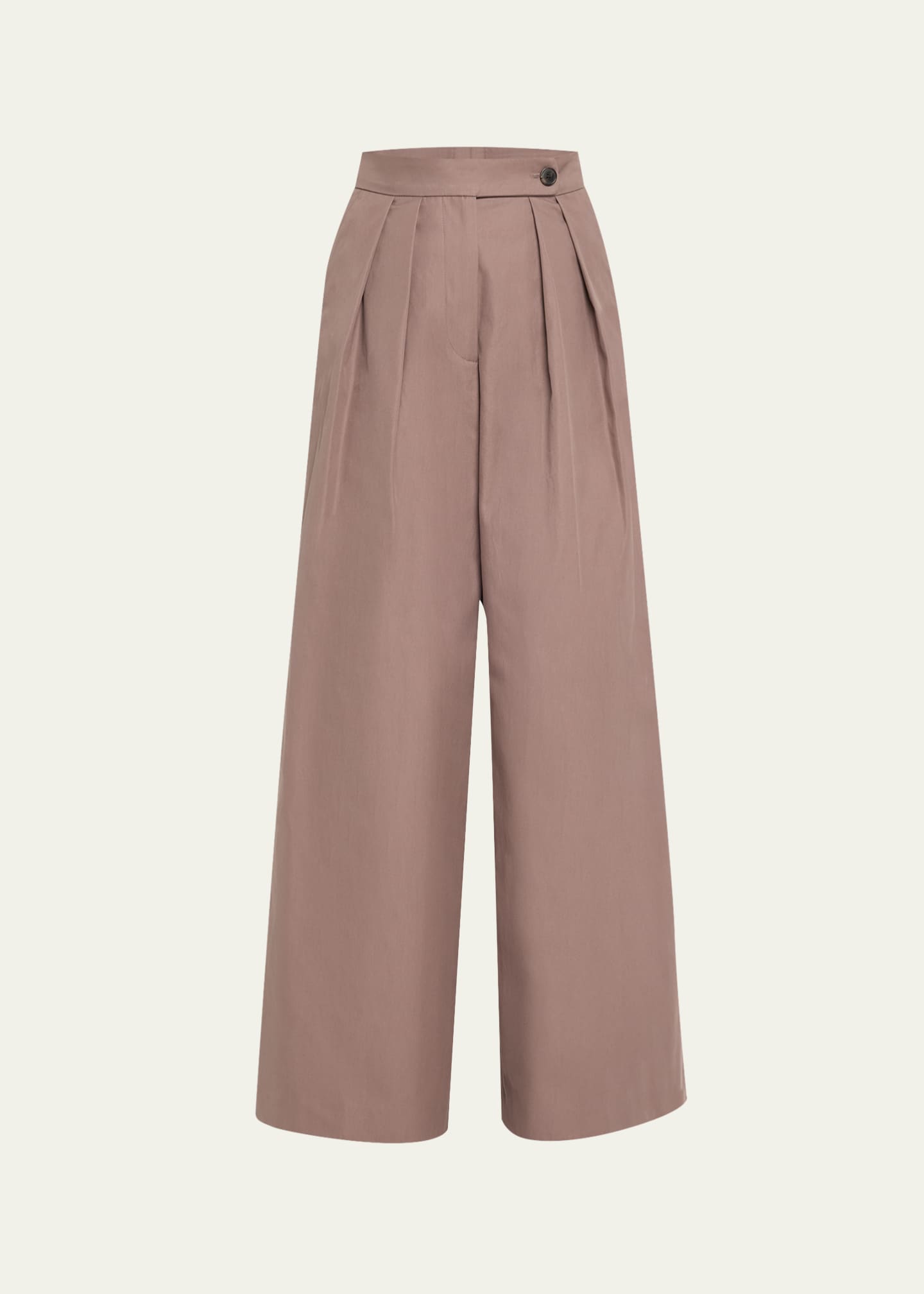 Dries Van Noten Pamplona Pleated Wide-Leg Pants Image 1 of 5