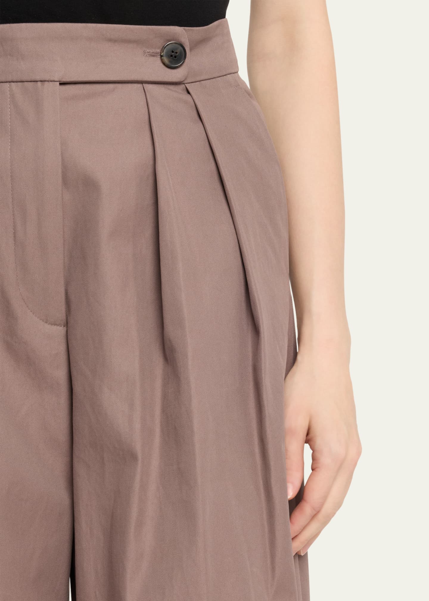 Dries Van Noten Pamplona Pleated Wide-Leg Pants Image 5 of 5