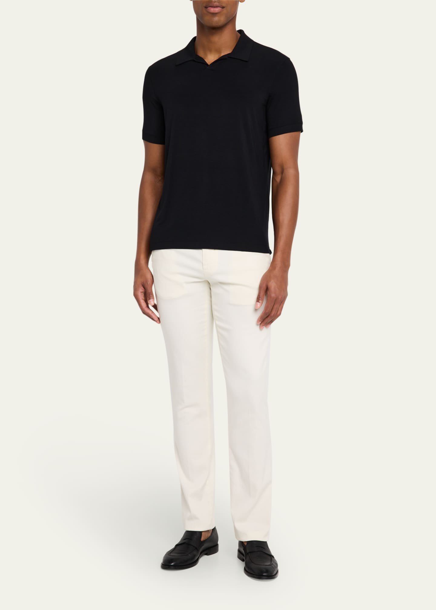 Giorgio Armani Men's Jersey Polo Shirt Image 2 of 5