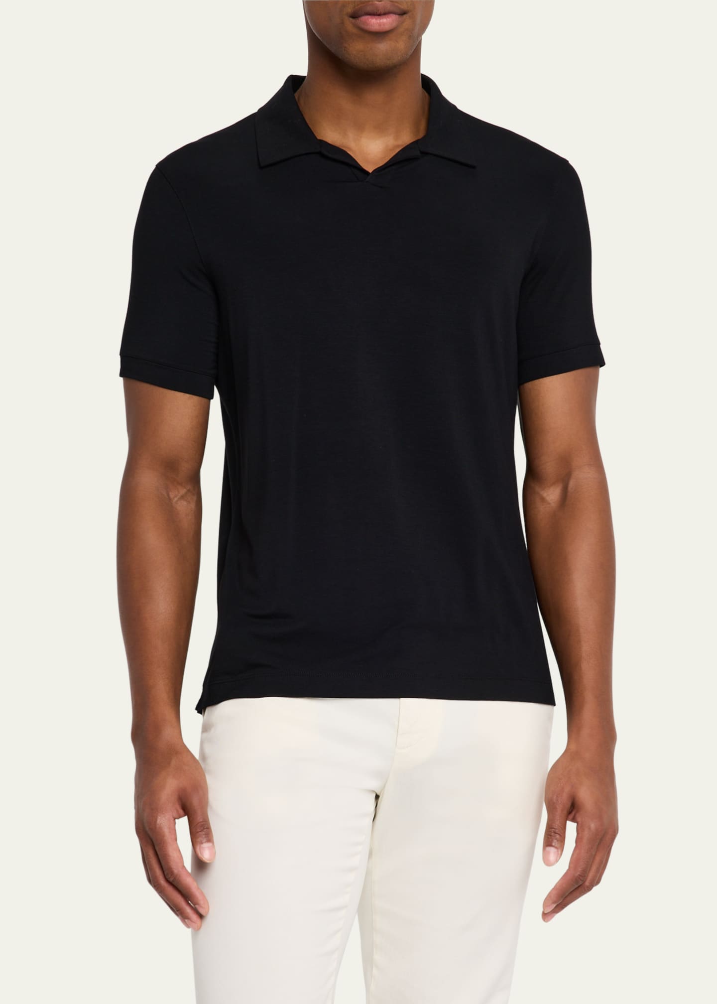 Giorgio Armani Men's Jersey Polo Shirt Image 4 of 5