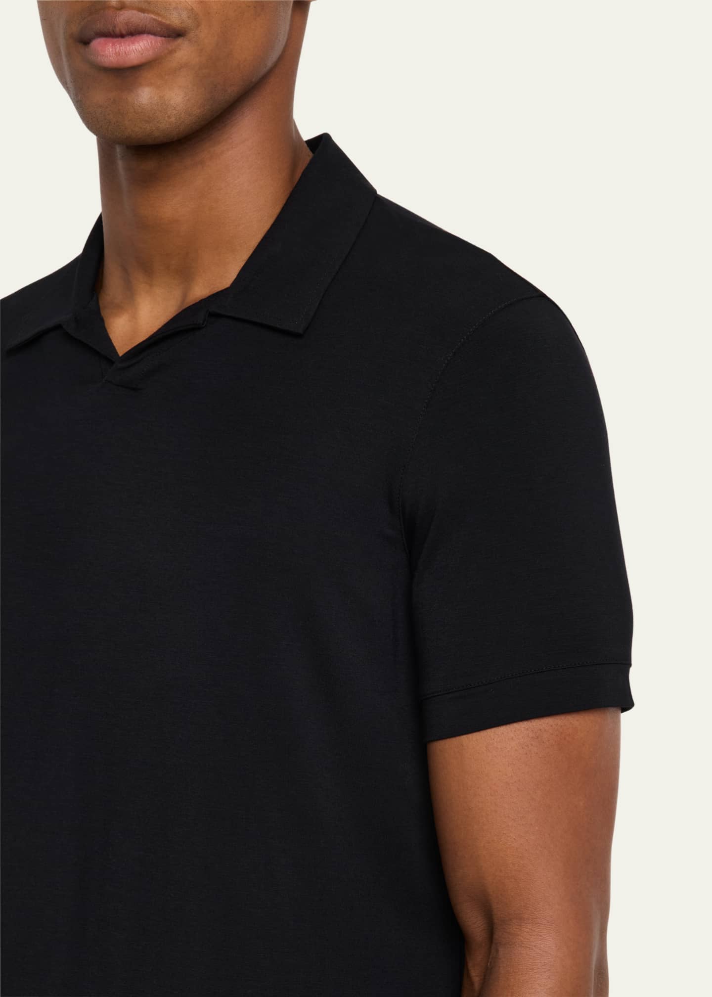 Giorgio Armani Men's Jersey Polo Shirt Image 5 of 5