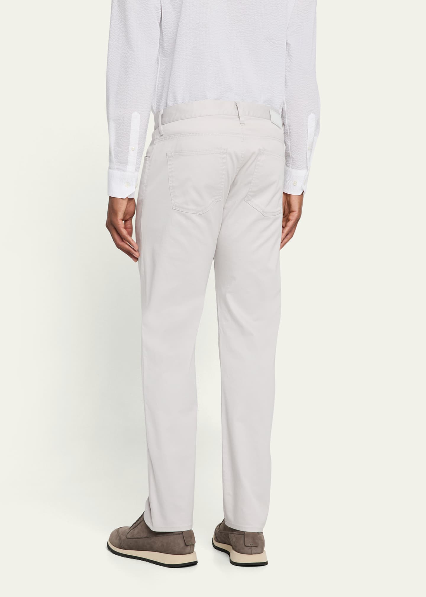 Giorgio Armani Men's 5-Pocket Stretch Cotton Pants Image 3 of 5
