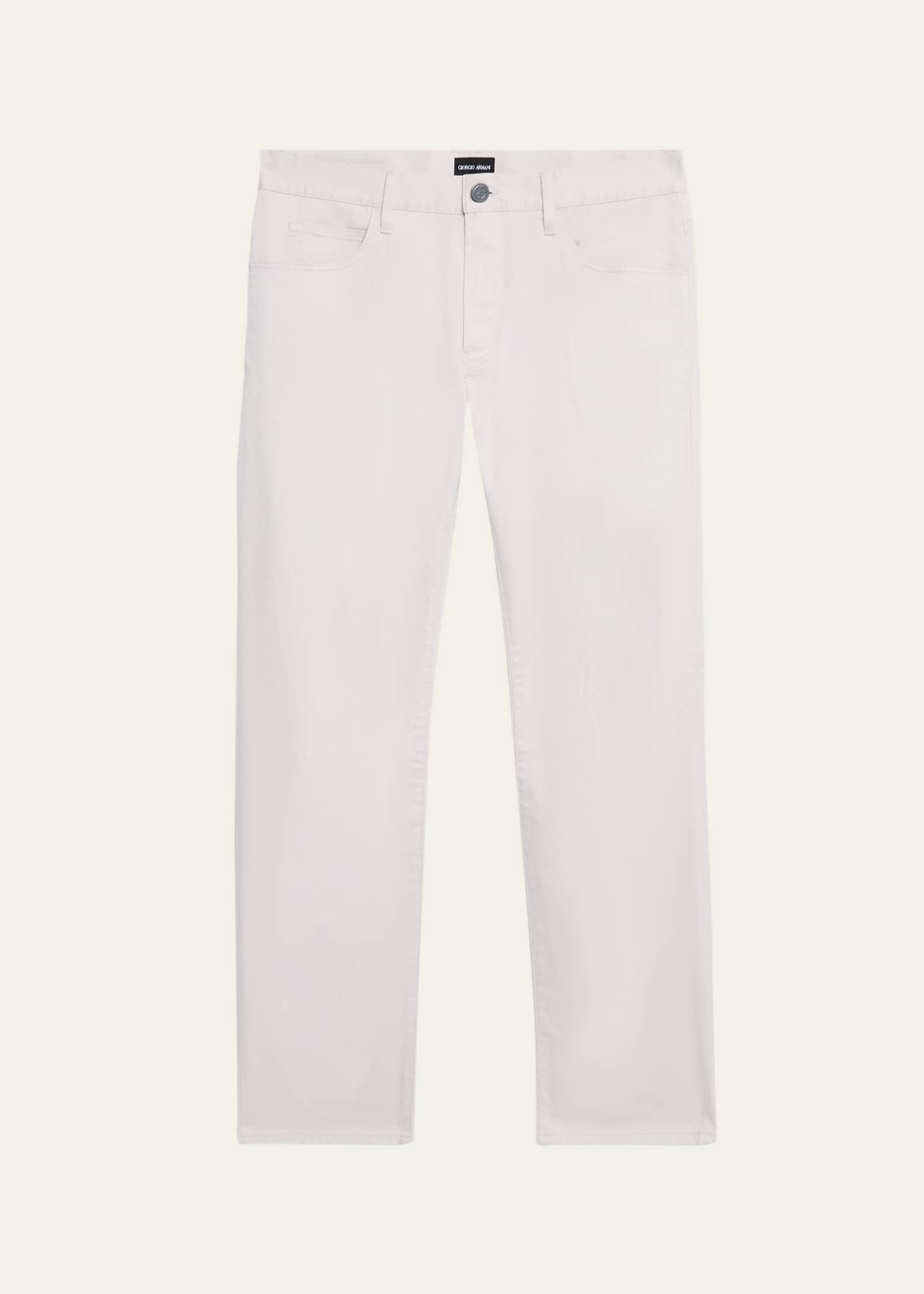 Giorgio Armani Men's 5-Pocket Stretch Cotton Pants Image 1 of 5