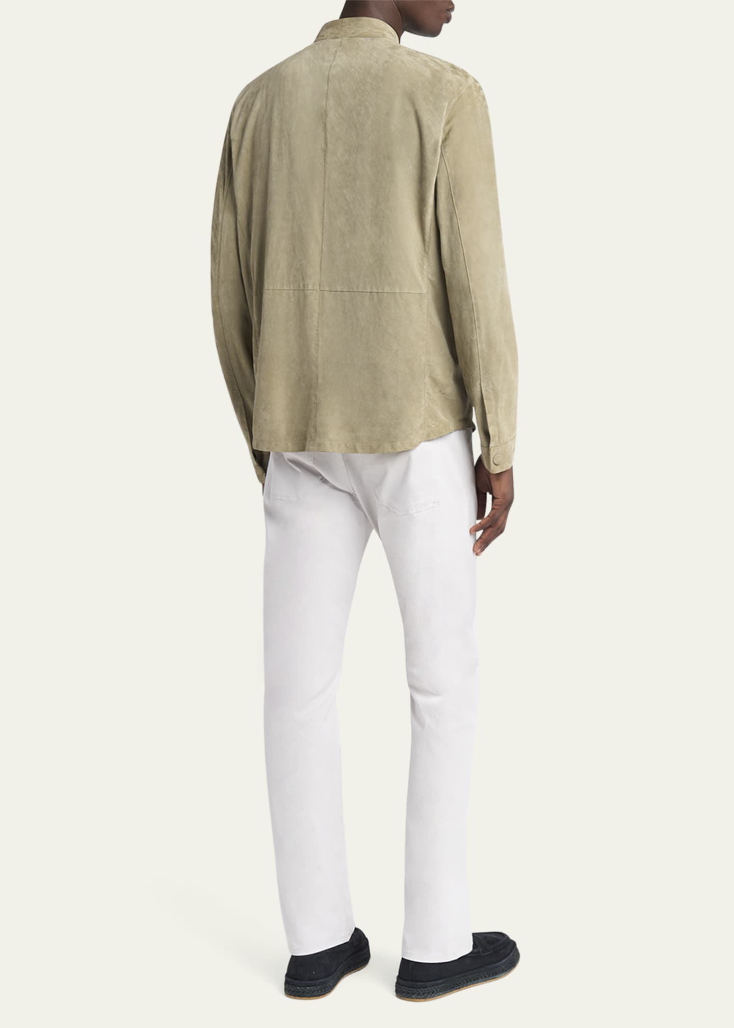 Giorgio Armani Men's Suede Overshirt Image 3 of 5