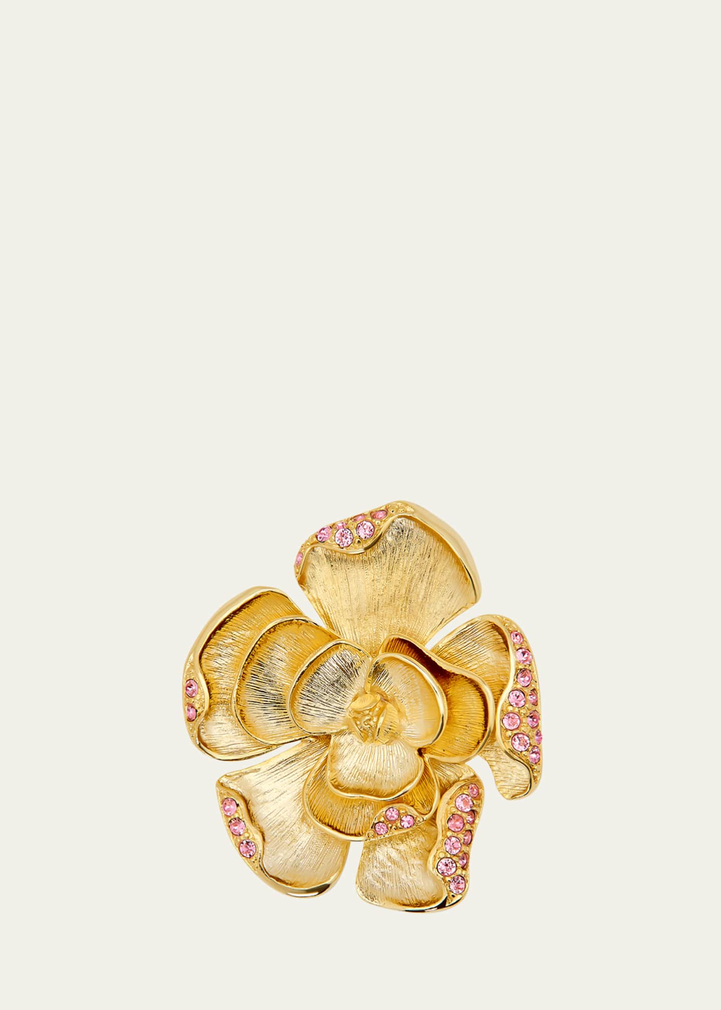 Oscar de la Renta Rose Brooch