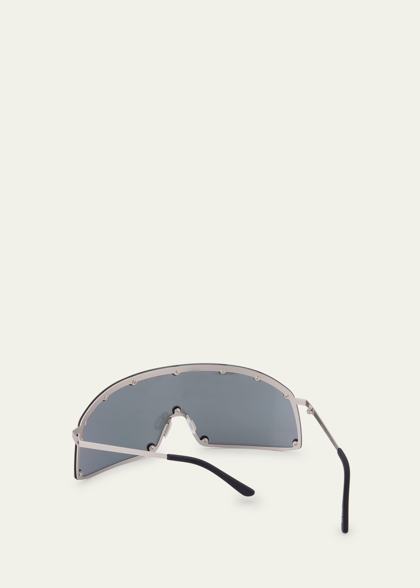 Rick Owens Men's Steel Shield Sunglasses Image 2 of 5