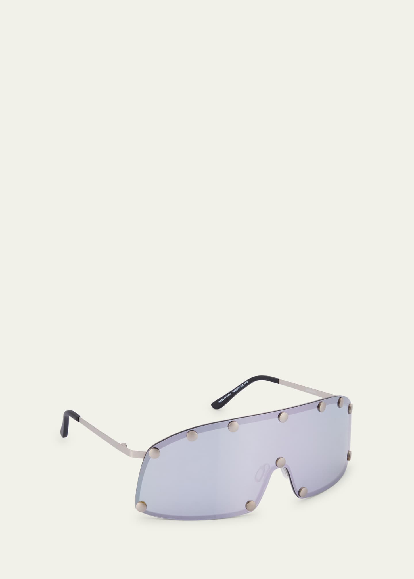 Rick Owens Men's Steel Shield Sunglasses Image 3 of 5