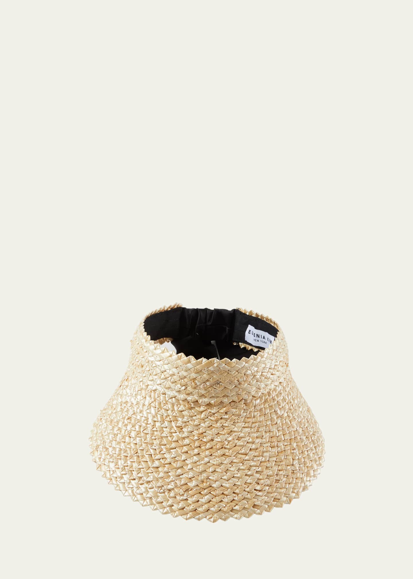Eugenia Kim Ricky Braided Straw Visor Image 1 of 3
