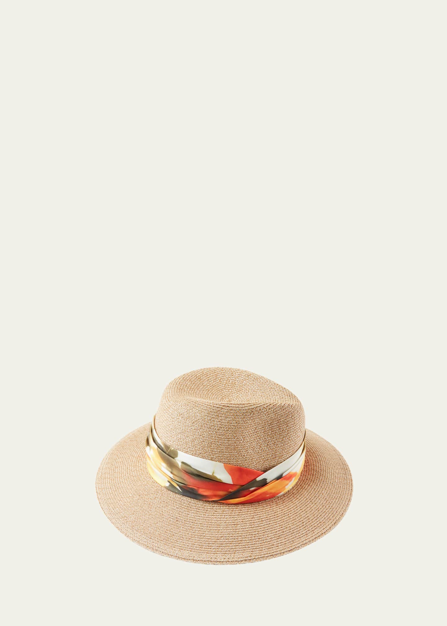 Eugenia Kim Courtney Woven Paper Fedora Image 2 of 3