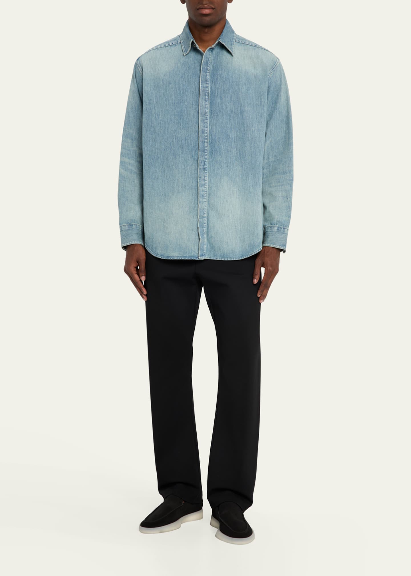 トップス fear of god denim button up shirt Fear of God Denim Button Up Shirt | REVERSIBLE