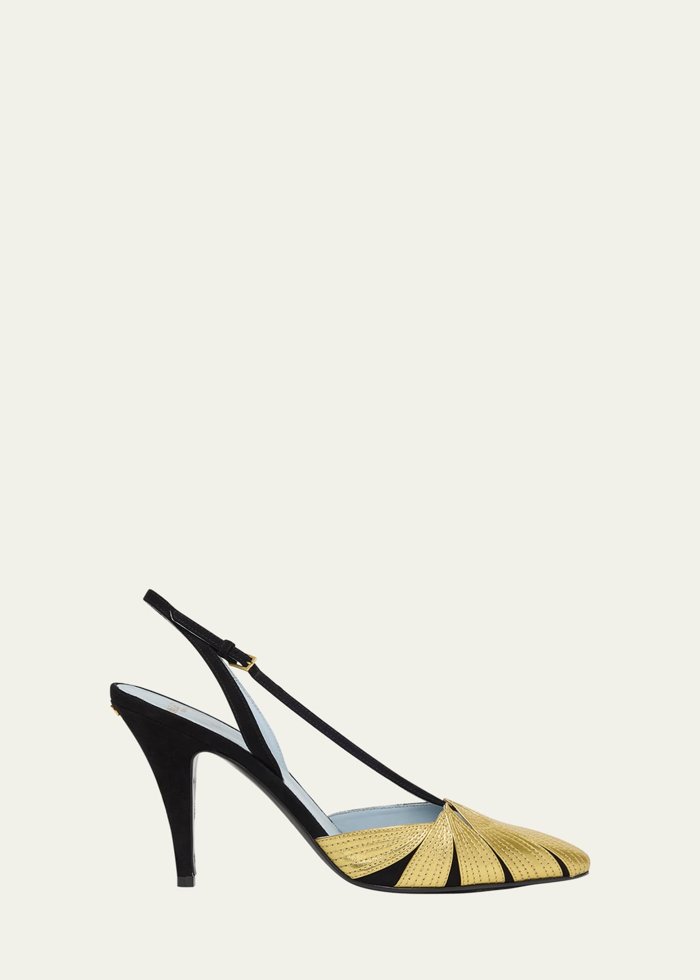 Valentino Garavani Foliage Slingback Pumps Image 1 of 6