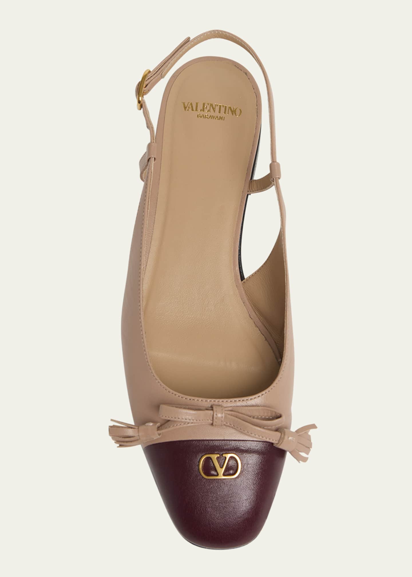 Valentino Garavani Slingback Ballerina Pumps Image 6 of 6